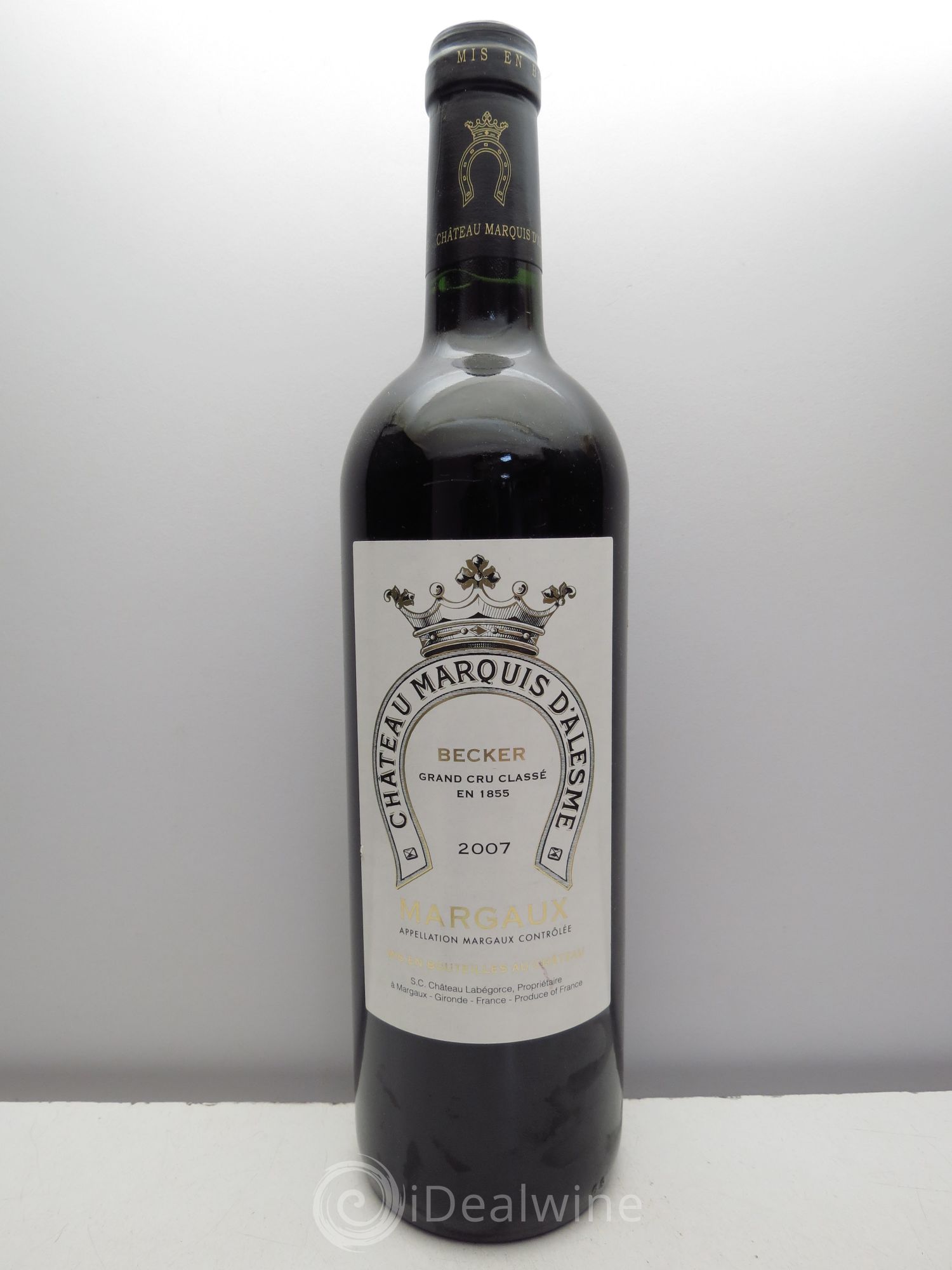 Château Marquis d'Alesme 2007 - Lot de 1 bouteille - 0