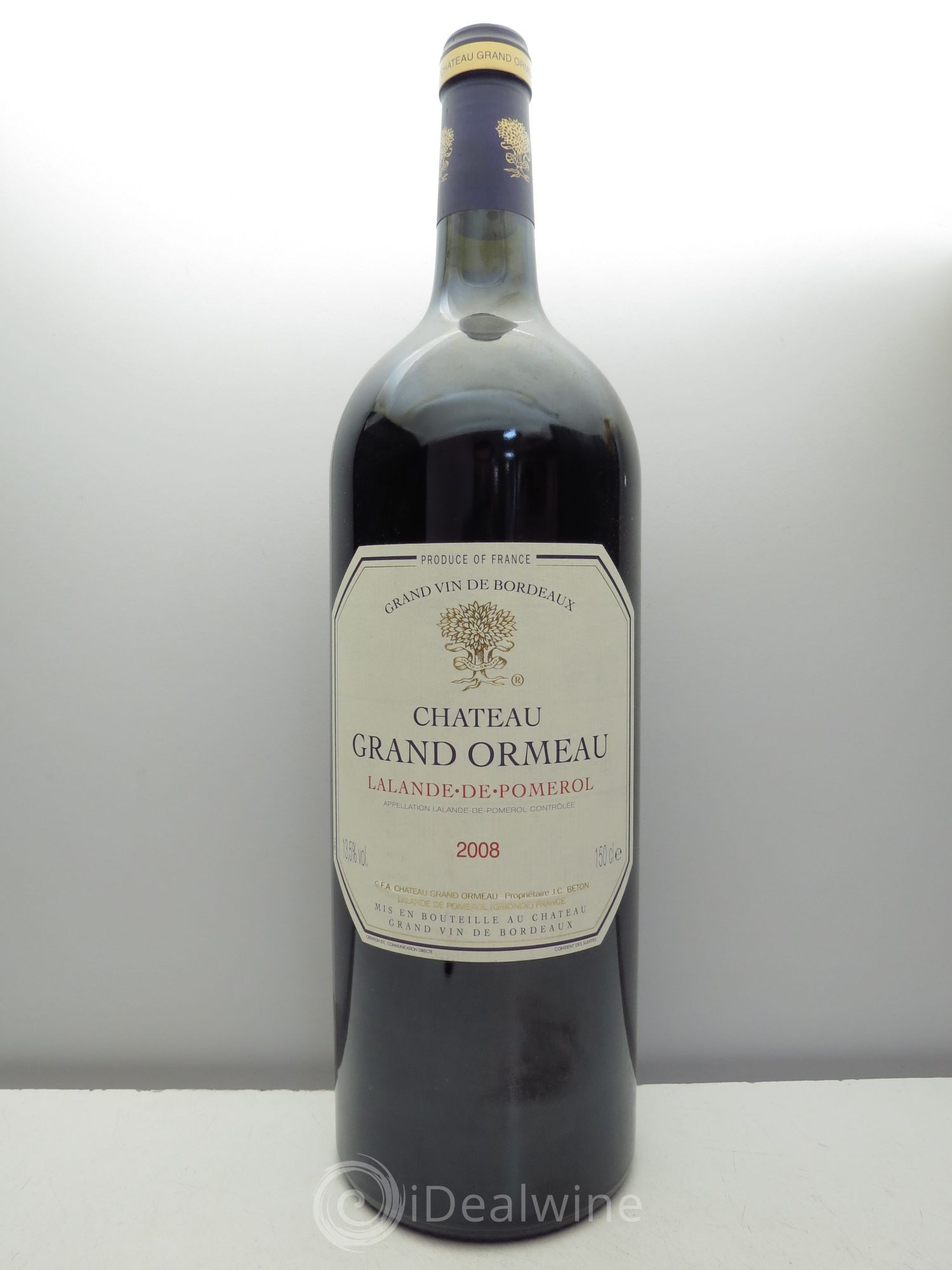 Bordeaux Château Grand Ormeau 2008 - Posten von 1 Magnum - 0