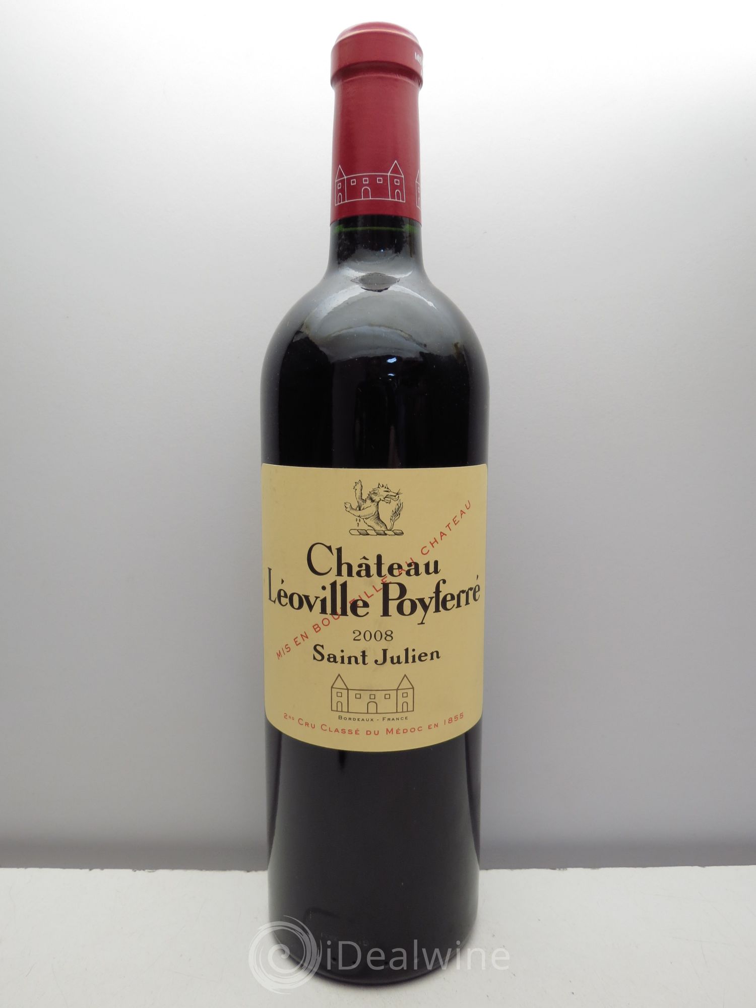 Château Léoville Poyferré 2ème Grand Cru Classé 2008 - Lot de 1 bouteille - 0