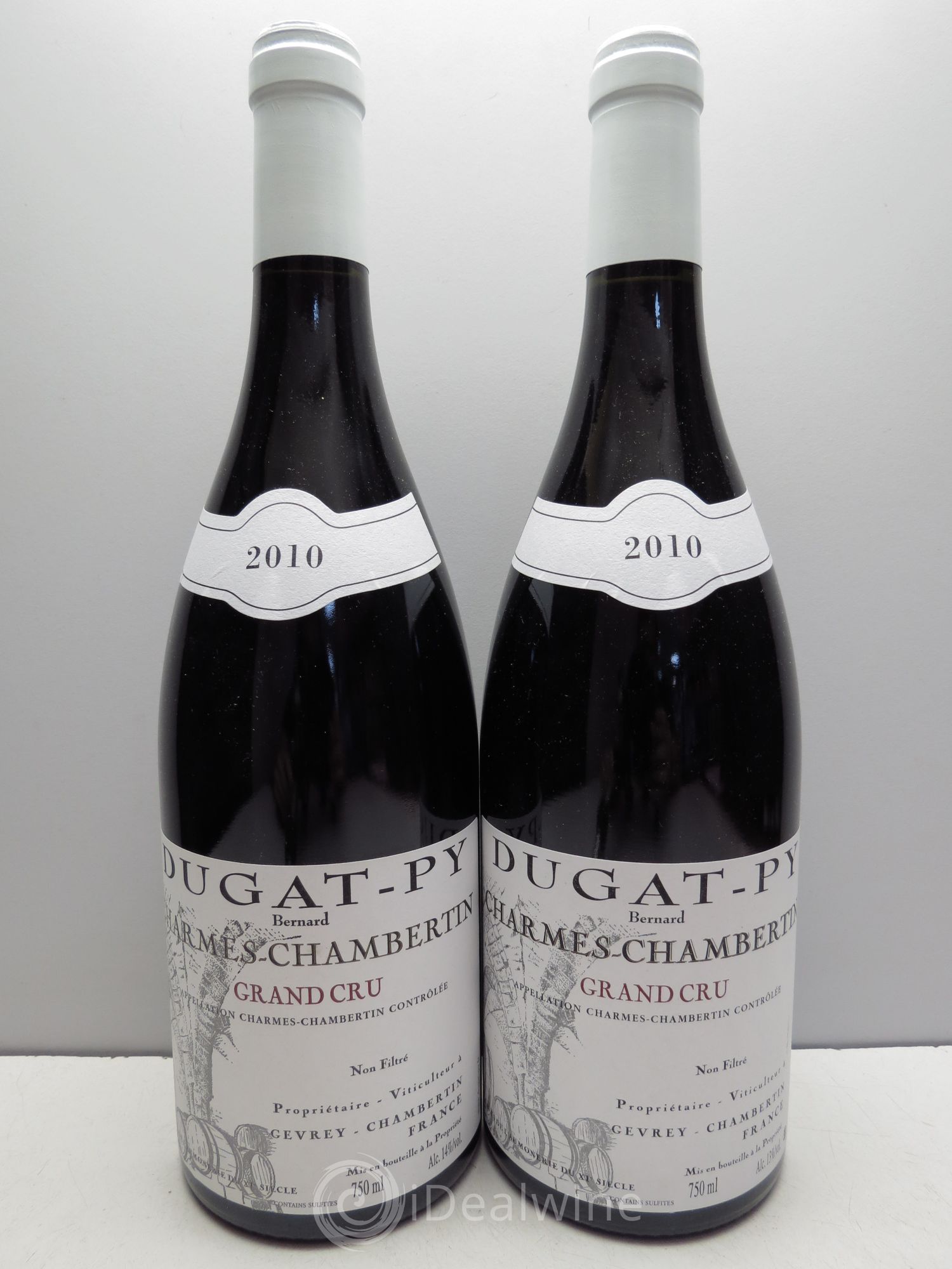 Charmes-Chambertin Grand Cru Dugat-Py 2010 - Lot de 2 bouteilles - 0