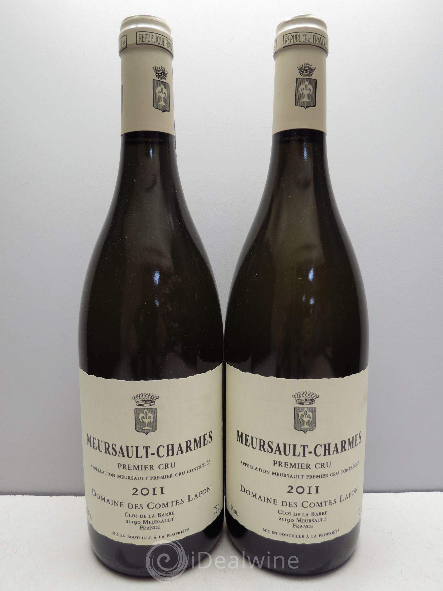 Meursault 1er Cru Charmes Comtes Lafon (Domaine des) 2011 - Lot de 2 bouteilles - 0