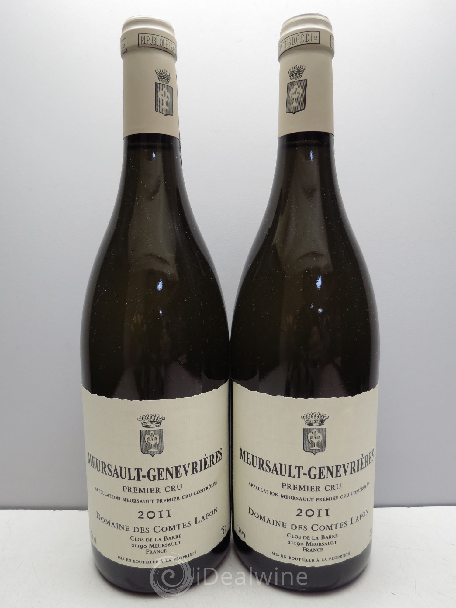 Meursault 1er Cru Genevrières Comtes Lafon (Domaine des) 2011 - Lot de 2 bouteilles - 0