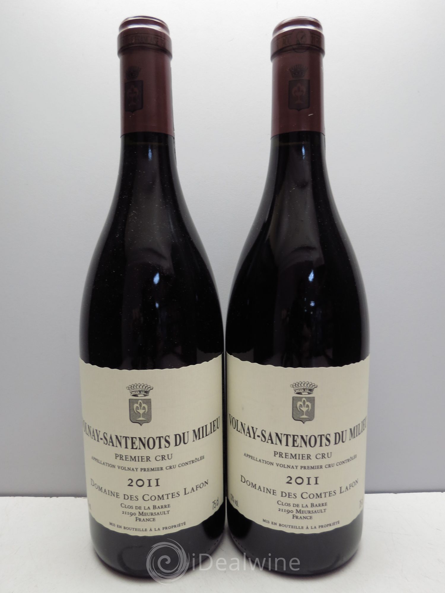 Volnay 1er Cru Santenots du Milieu Comtes Lafon (Domaine des) 2011 - Lot de 2 bouteilles - 0