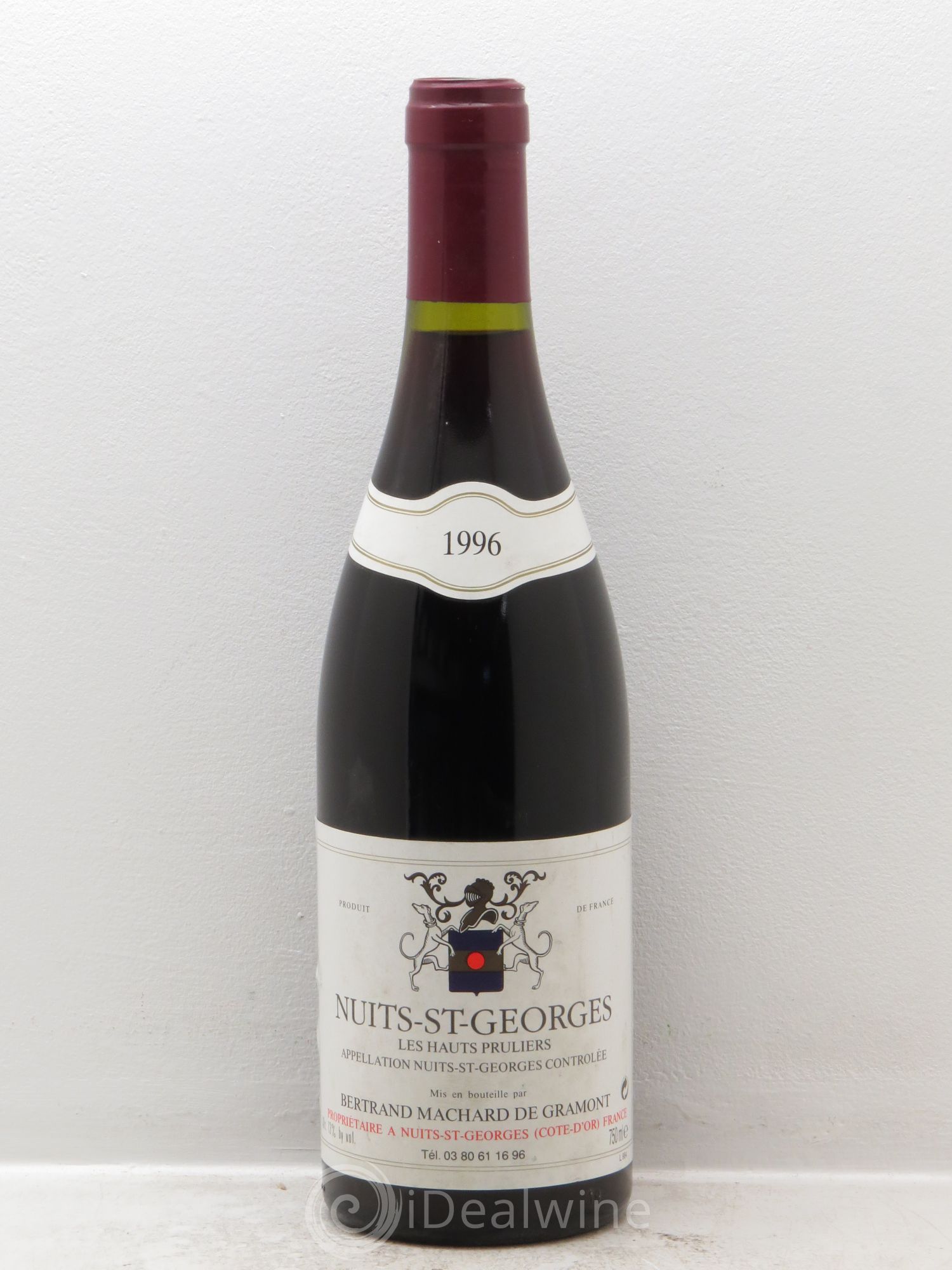Nuits-Saint-Georges Les Hauts Pruliers - Domaine Machard de Gramont 1996 - Posten von 1 Flasche - 0