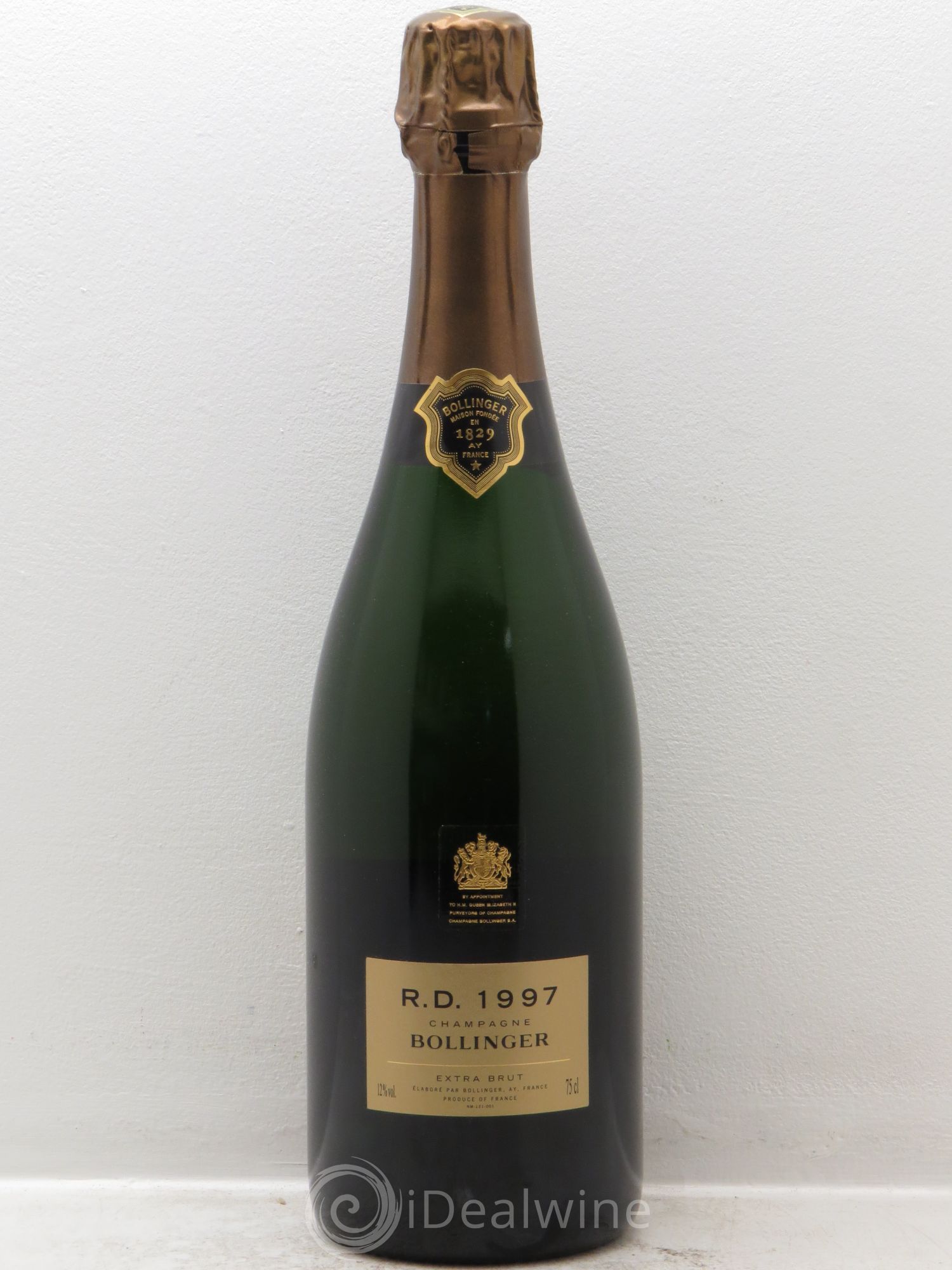 R.D. Extra-Brut Bollinger 1997 - Lot de 1 bouteille - 0