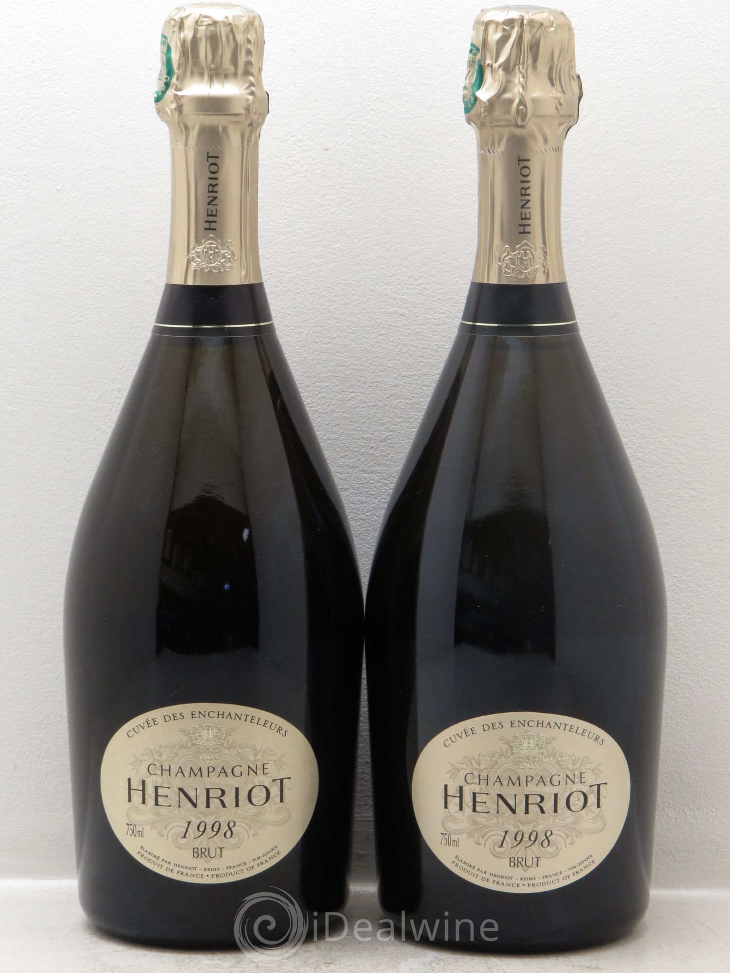 Cuvée des Enchanteleurs Henriot 1998 - Lot de 2 bouteilles - 0