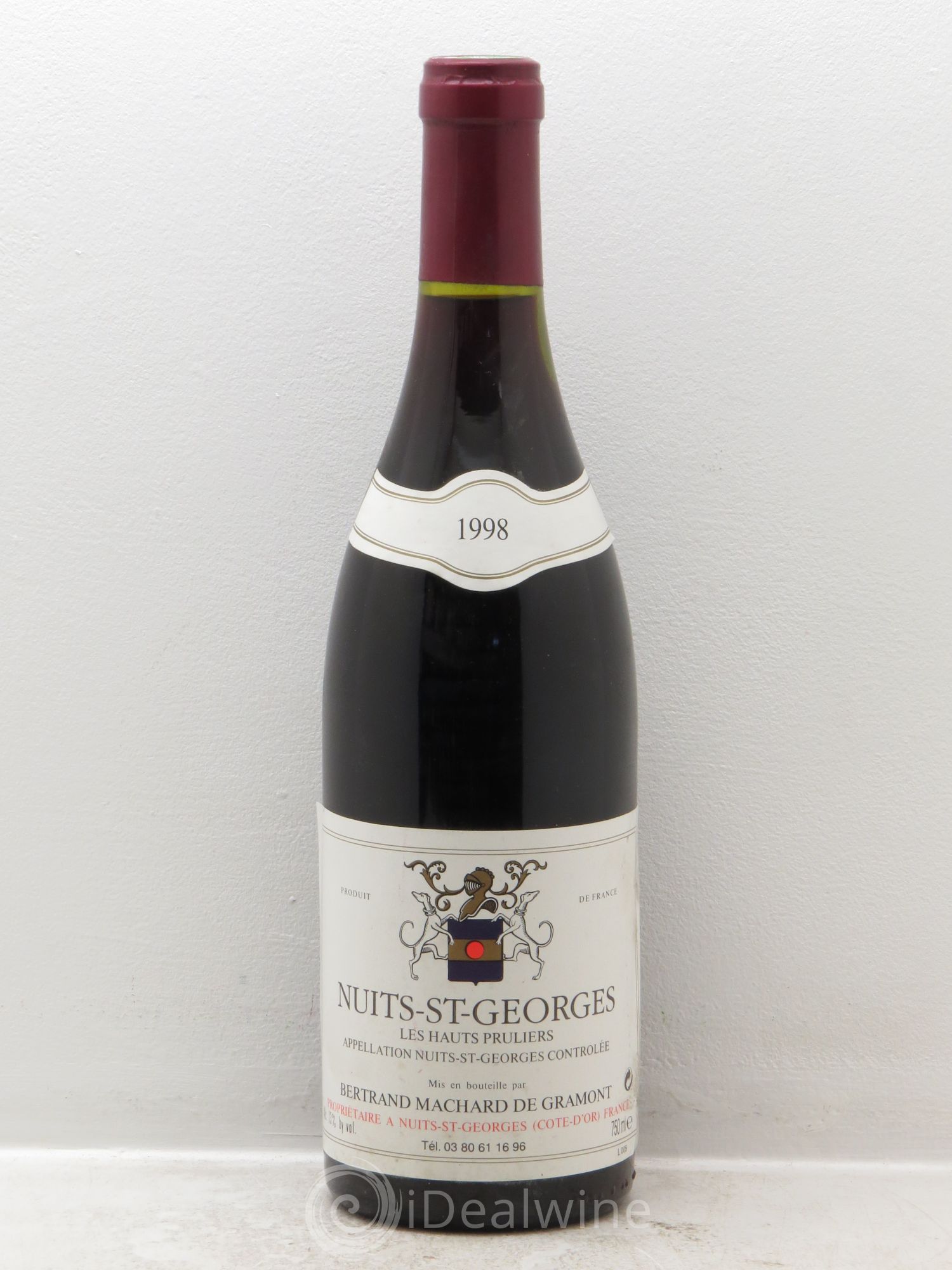 Nuits-Saint-Georges Les Hauts Pruliers - Domaine Machart de Gramont 1998 - Posten von 1 Flasche - 0