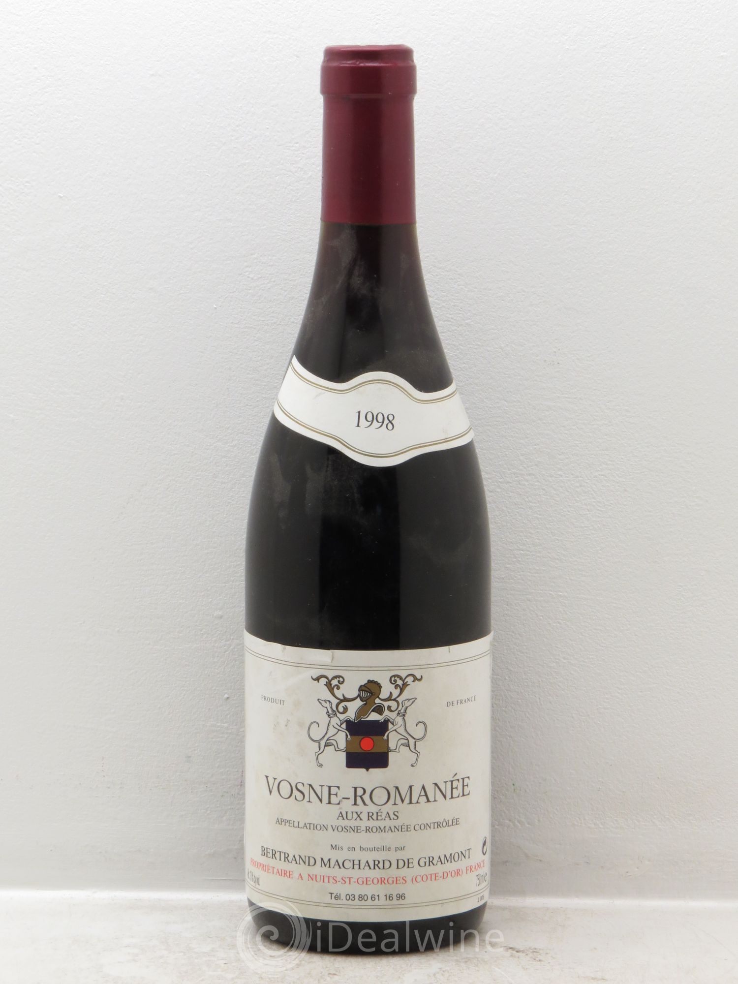Vosne-Romanée Aux Réas - Domaine Machart de Gramont 1998 - Posten von 1 Flasche - 0
