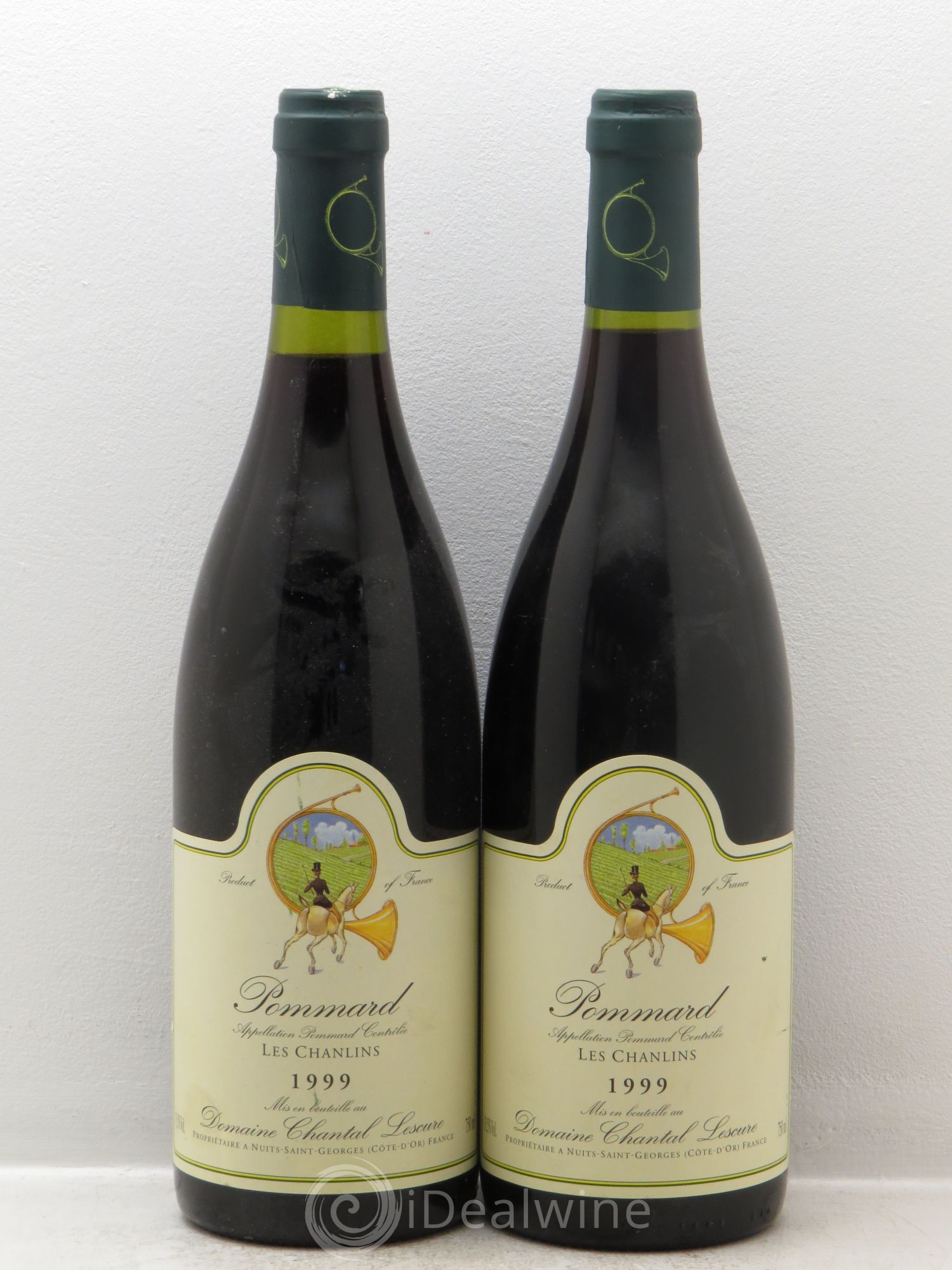 Pommard Les Chanlins - Chantal Lescure 1999 - Posten von 2 Flaschen - 0