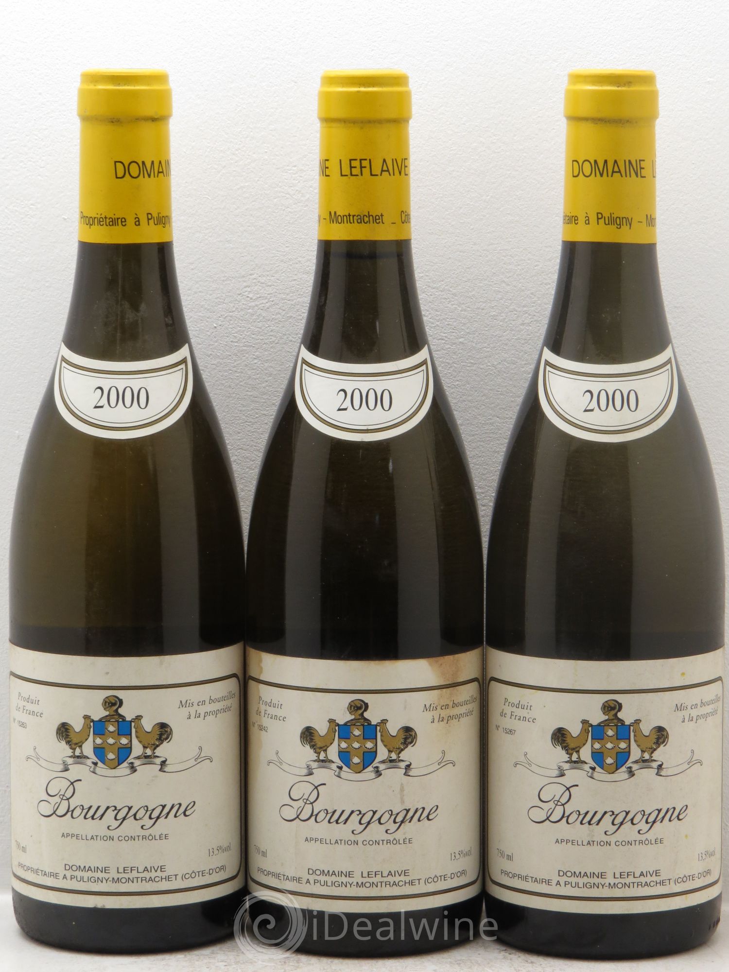 Bourgogne Domaine Lelfaive 2000 - Posten von 3 Flaschen - 0