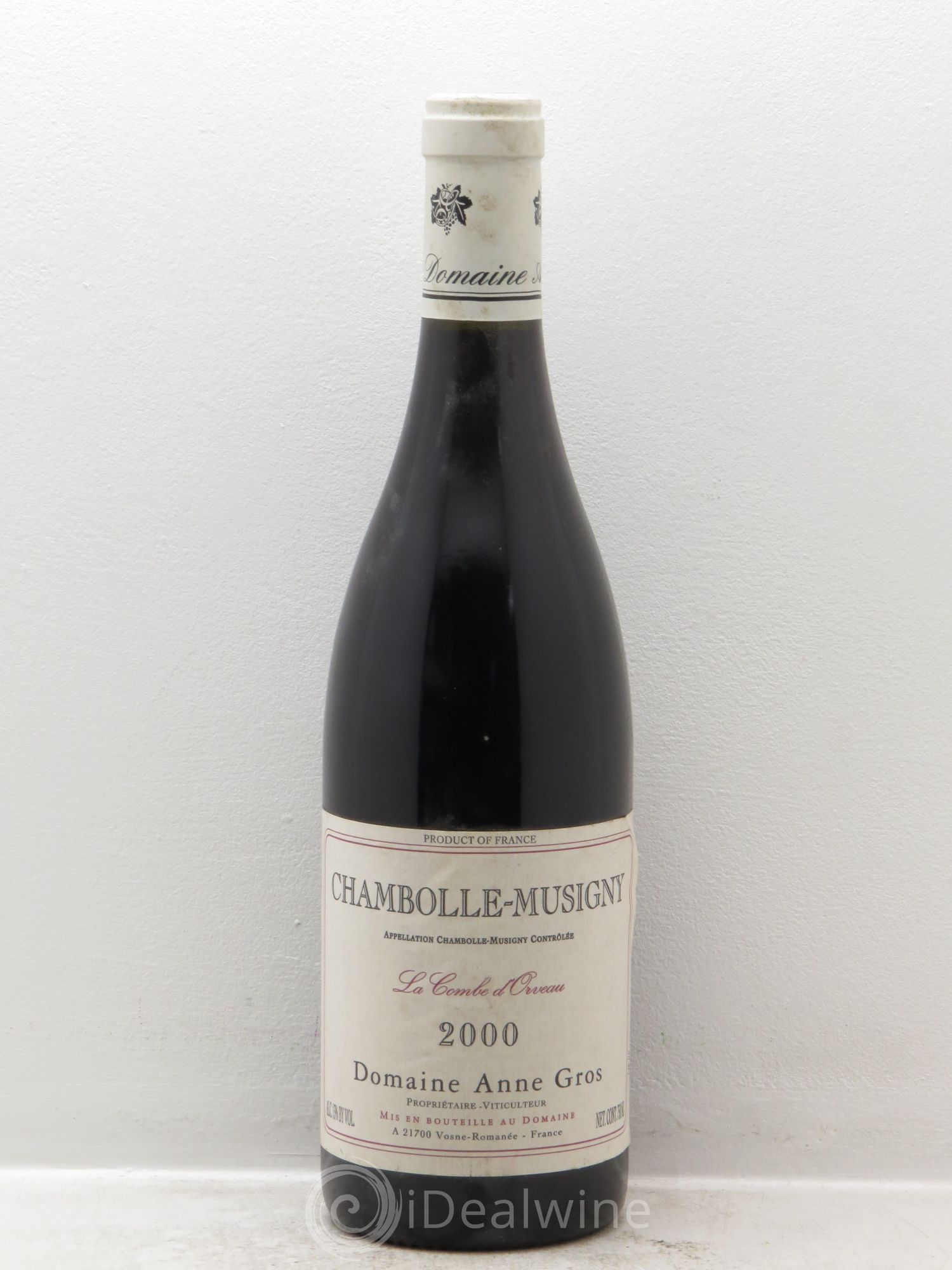 Chambolle-Musigny La Combe d'Orveau Anne Gros 2000 - Lot de 1 bouteille - 0