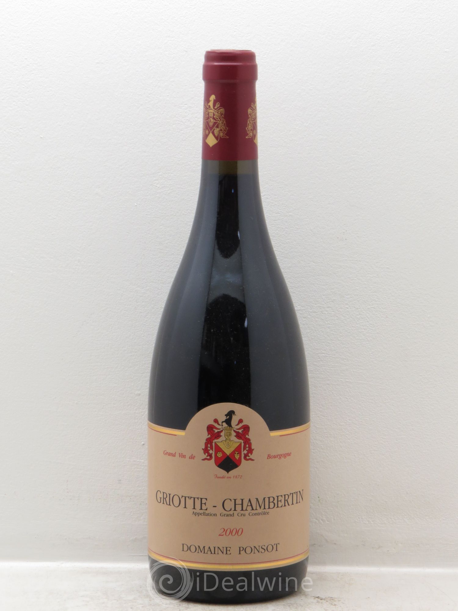 Griotte-Chambertin Grand Cru Ponsot (Domaine) 2000 - Lot de 1 bouteille - 0