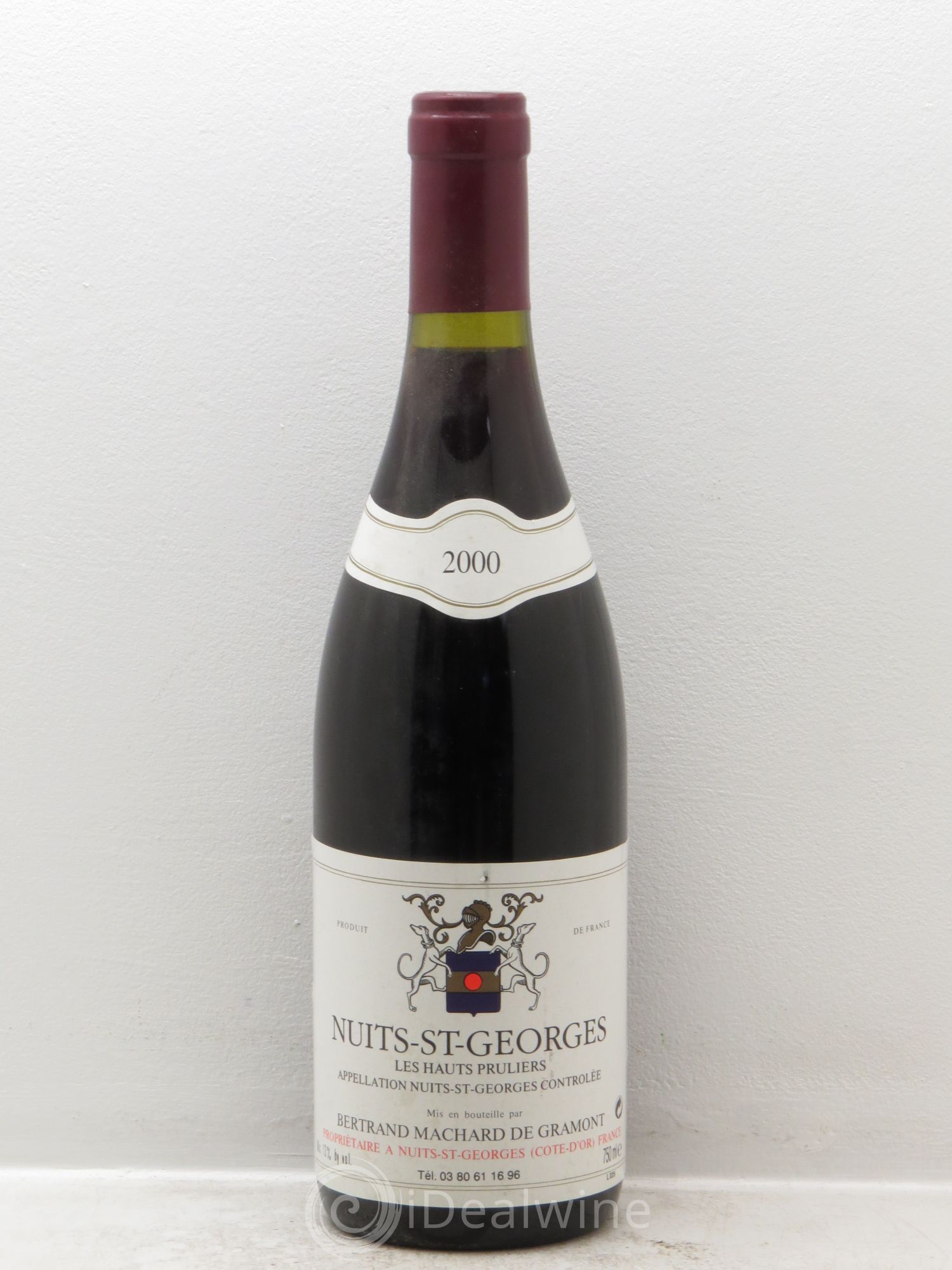 Nuits-Saint-Georges Les Hauts Pruliers - Domaine Machart de Gramont 2000 - Posten von 1 Flasche - 0