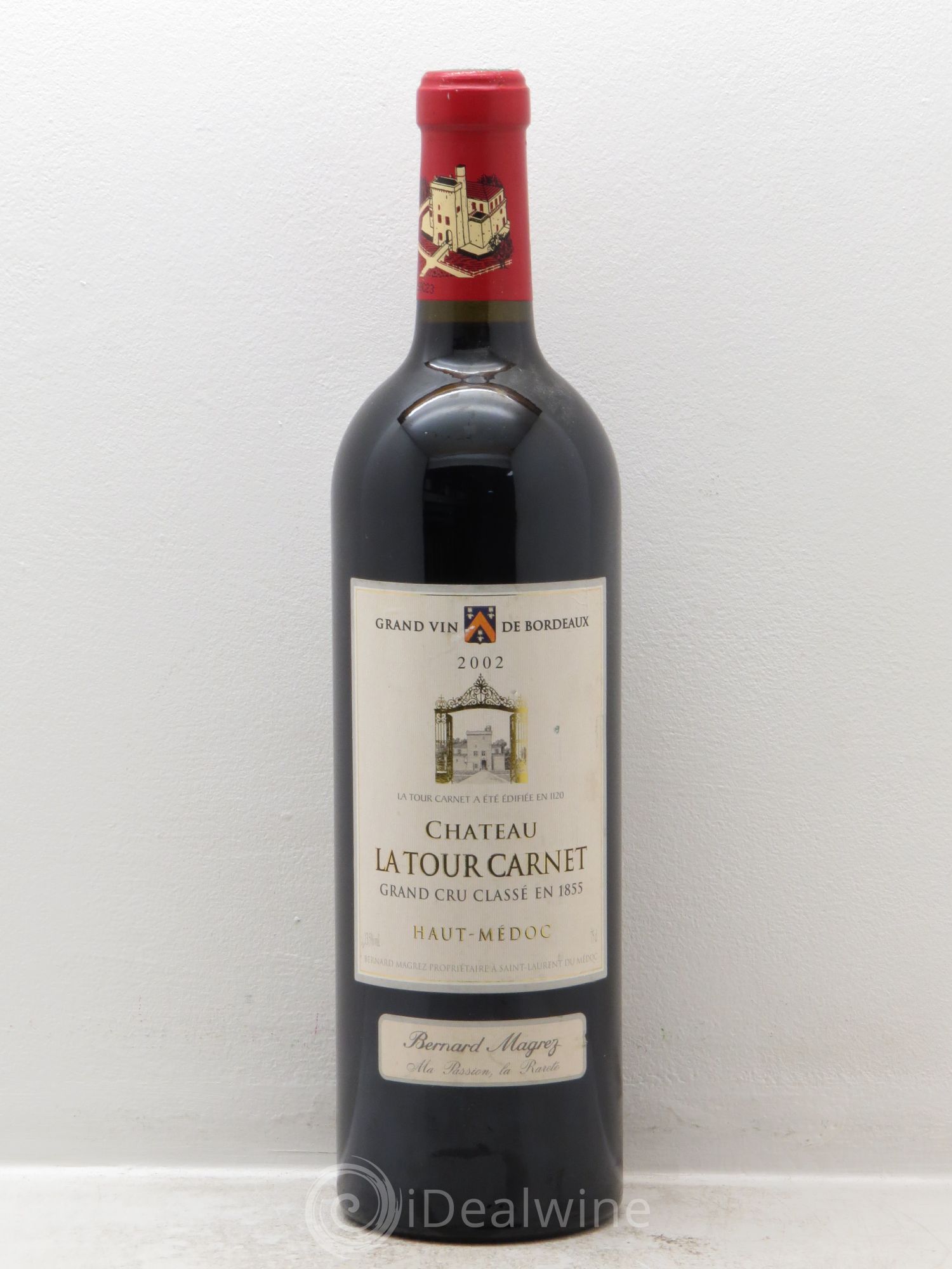 Château la Tour Carnet 4ème Grand Cru Classé 2002 - Lot de 1 bouteille - 0