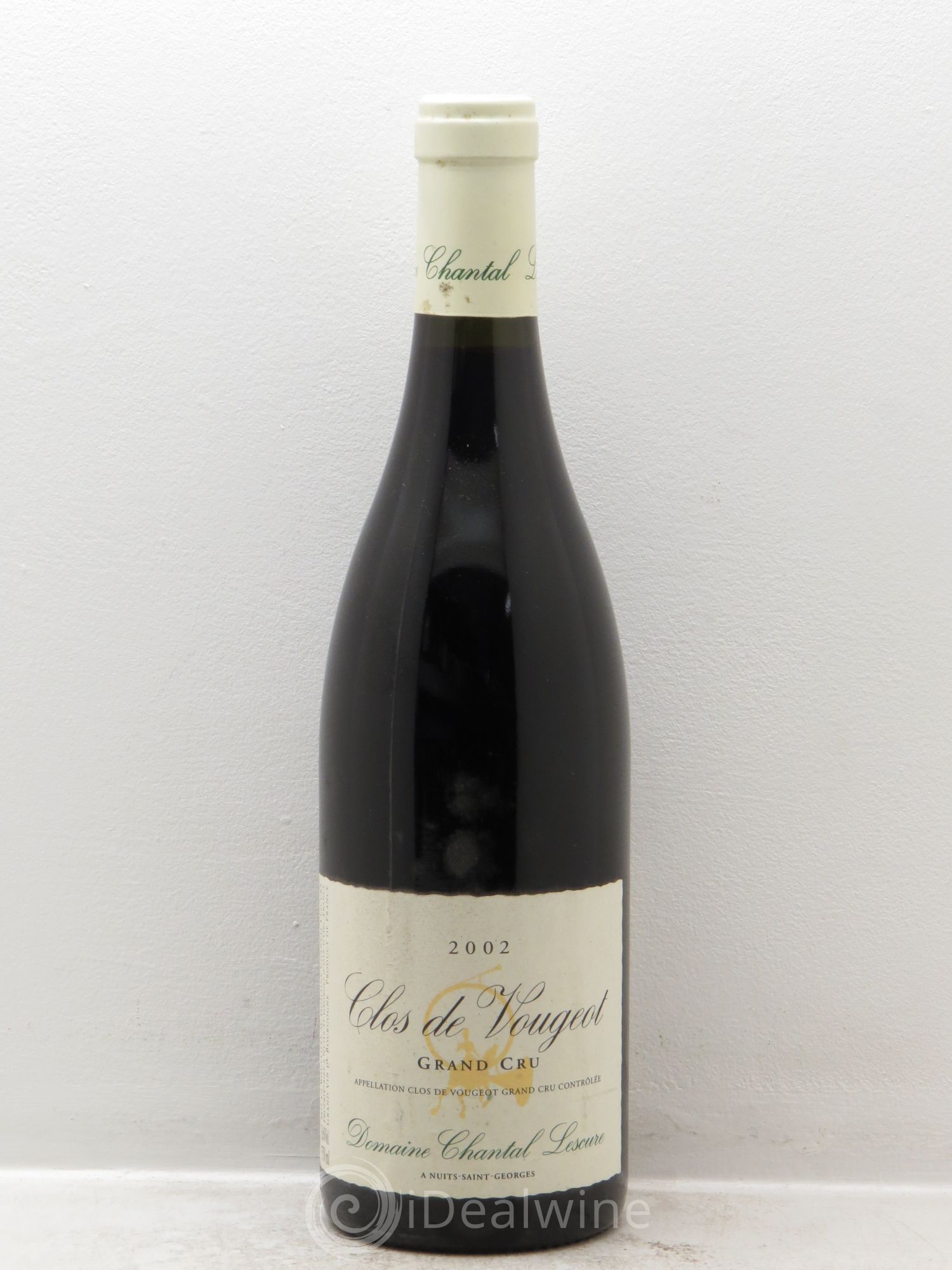 Clos de Vougeot Grand Cru Chantal Lescure 2002 - Lot de 1 bouteille - 0
