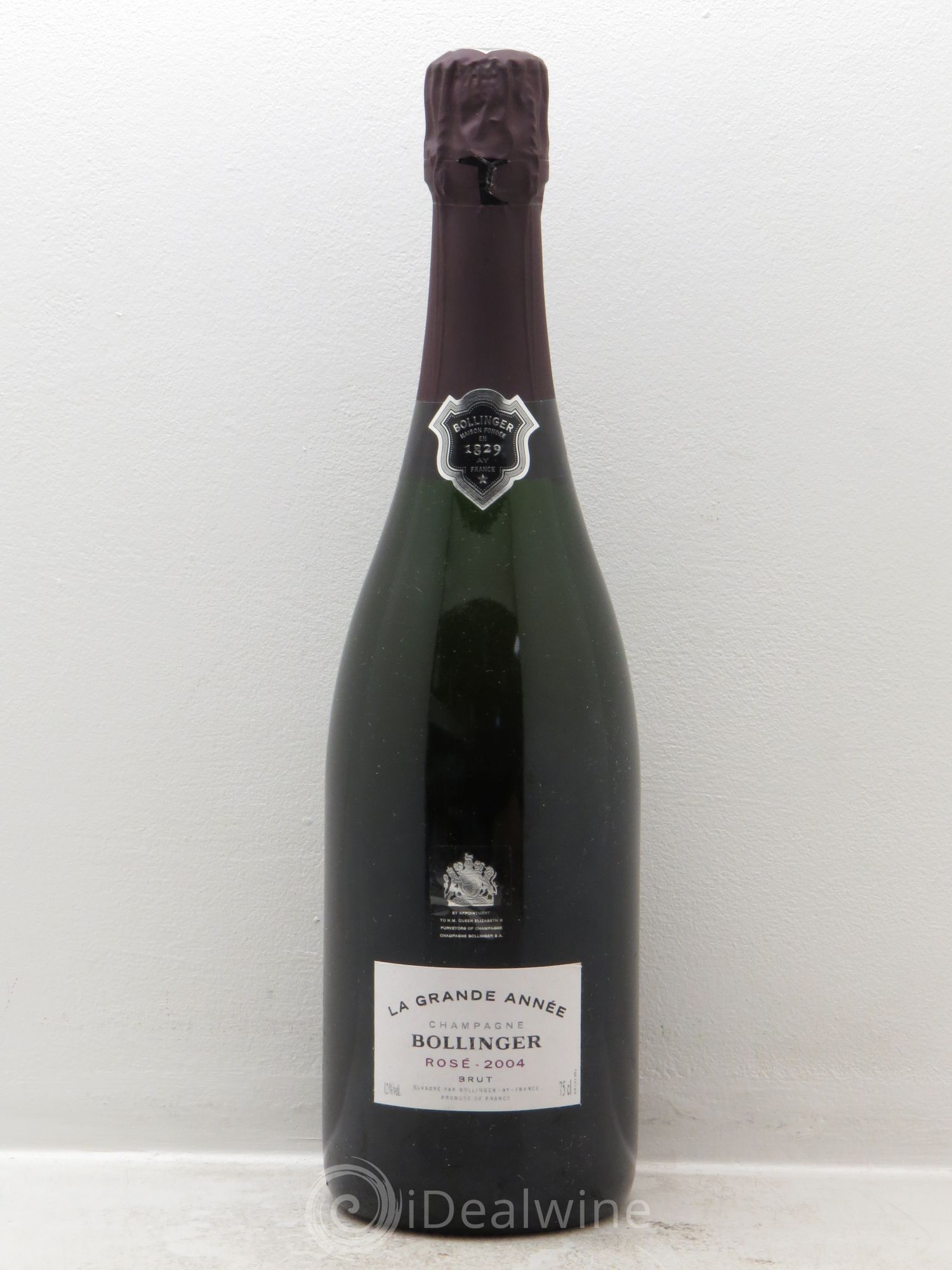 Grande Année Brut Bollinger 2004 - Lot de 1 bouteille - 0