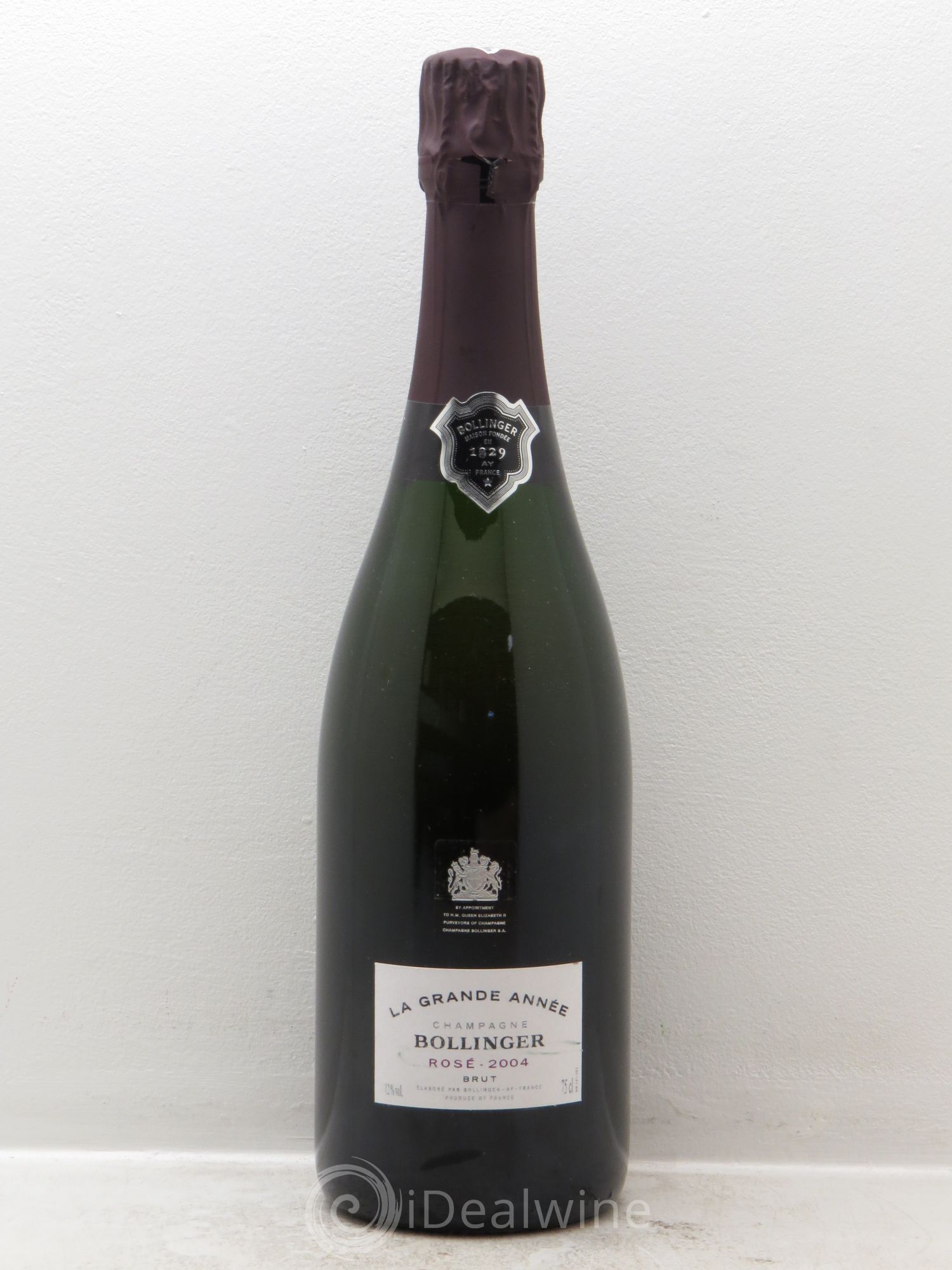 Grande Année Brut Bollinger 2004 - Lot de 1 bouteille - 0