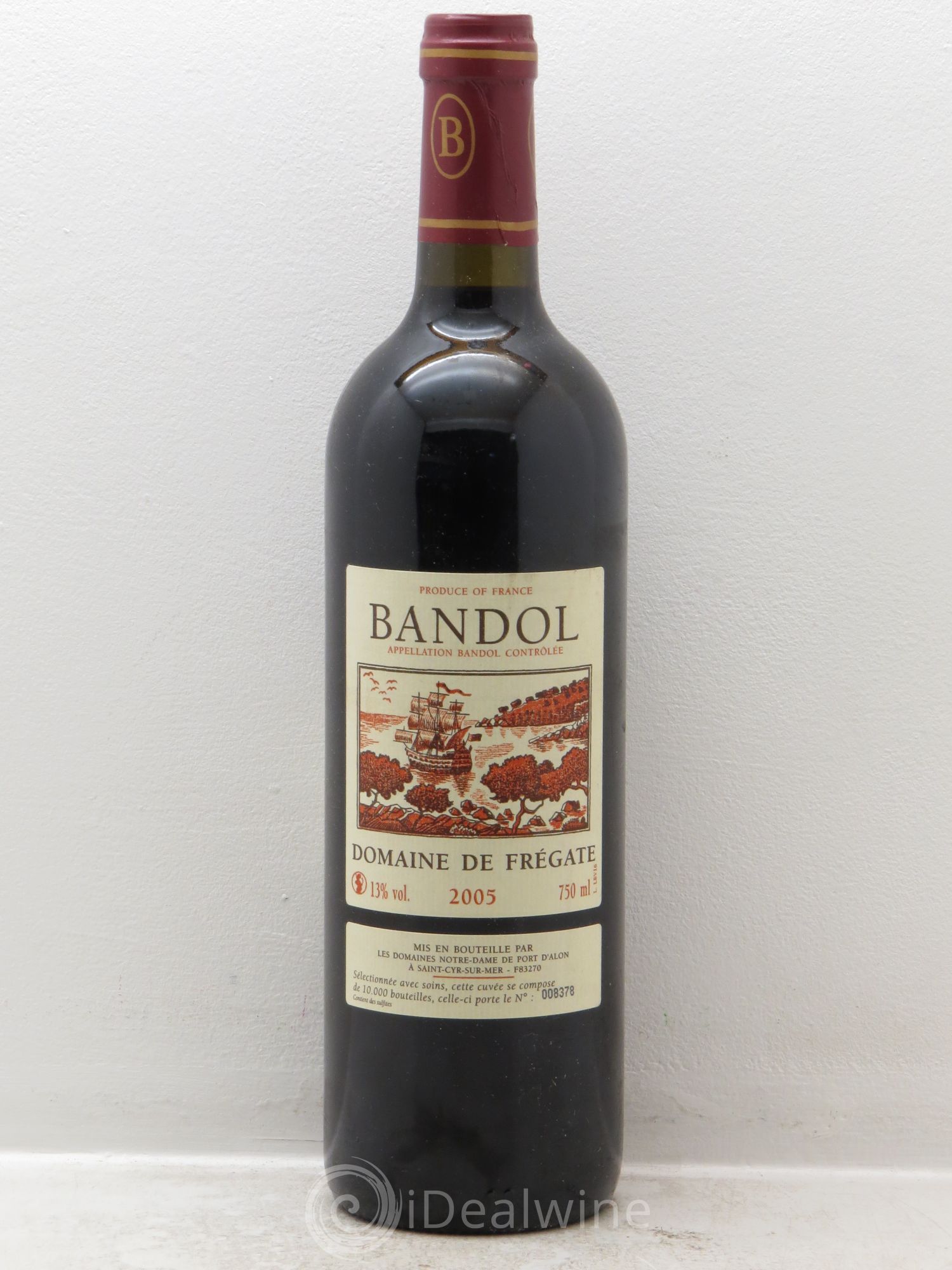 Bandol Domaine de Frégate 2005 - Lot de 1 bouteille - 0