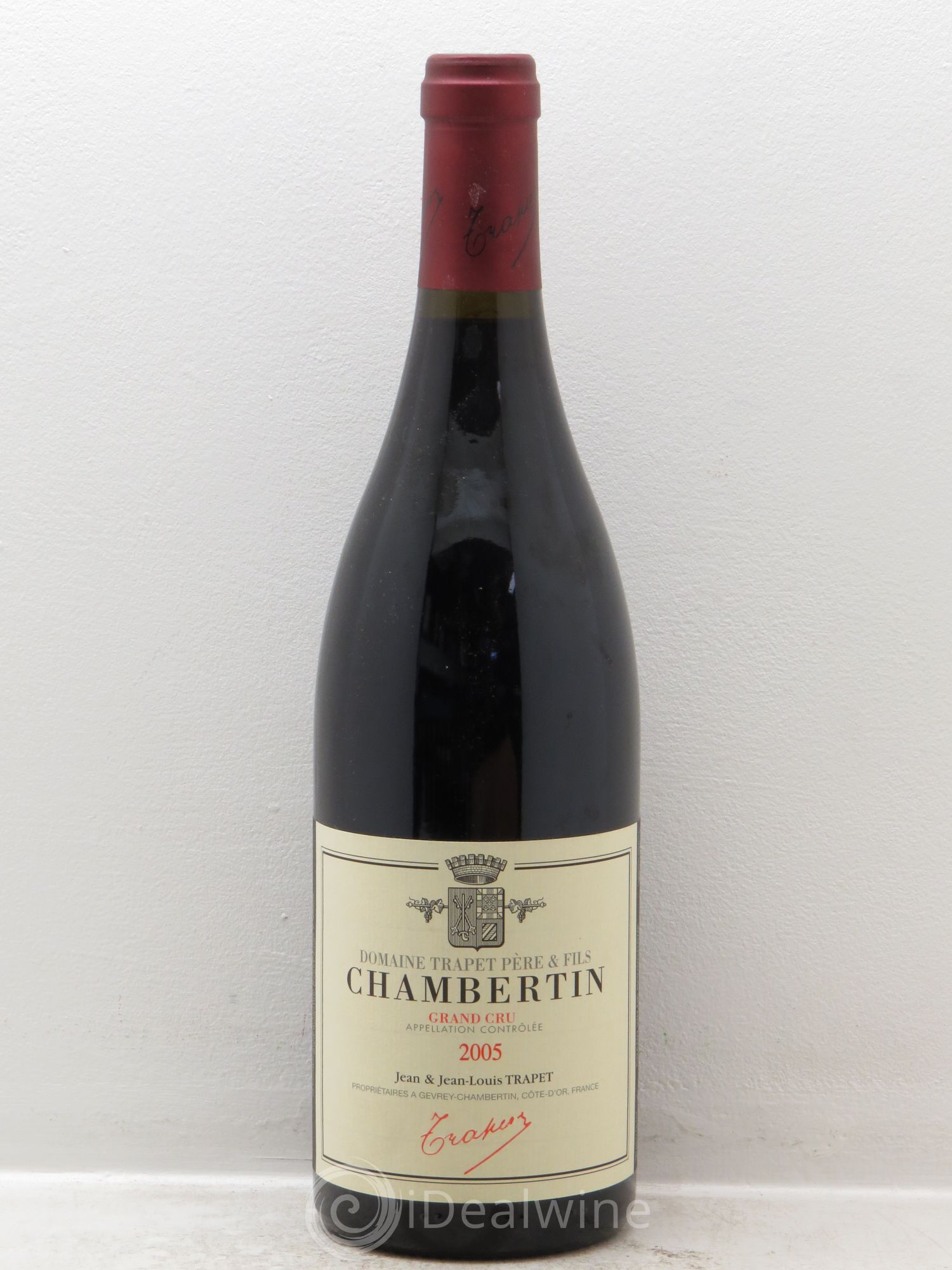 Chambertin Grand Cru Domaine Trapet 2005 - Lot de 1 bouteille - 0