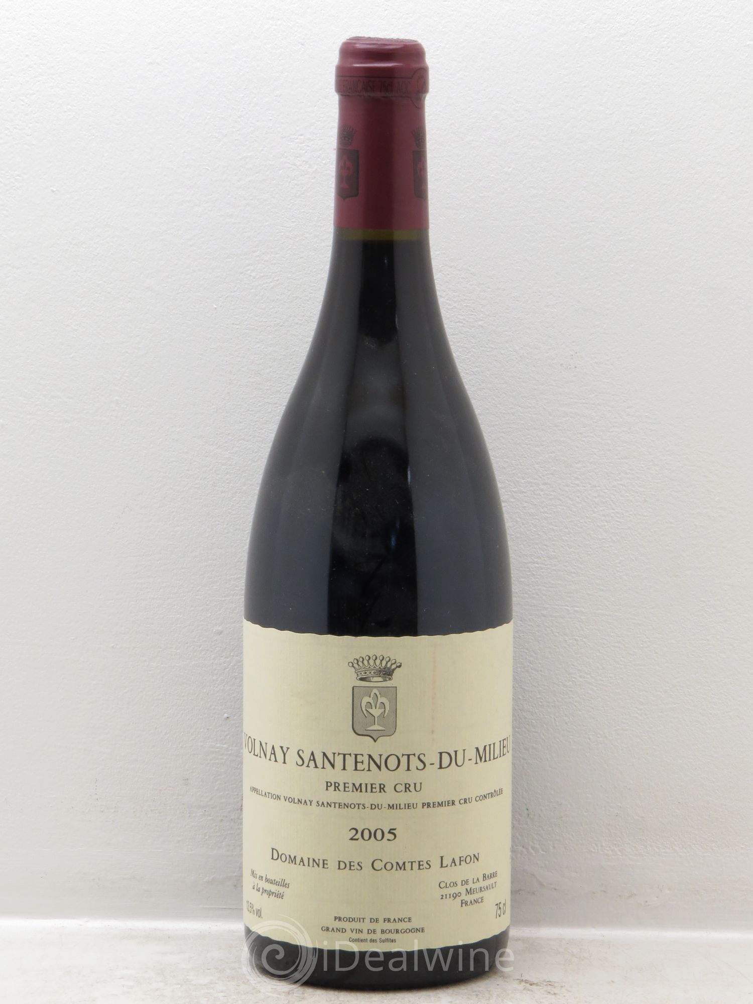Volnay 1er Cru Santenots du Milieu Comtes Lafon (Domaine des) 2005 - Lot de 1 bouteille - 0