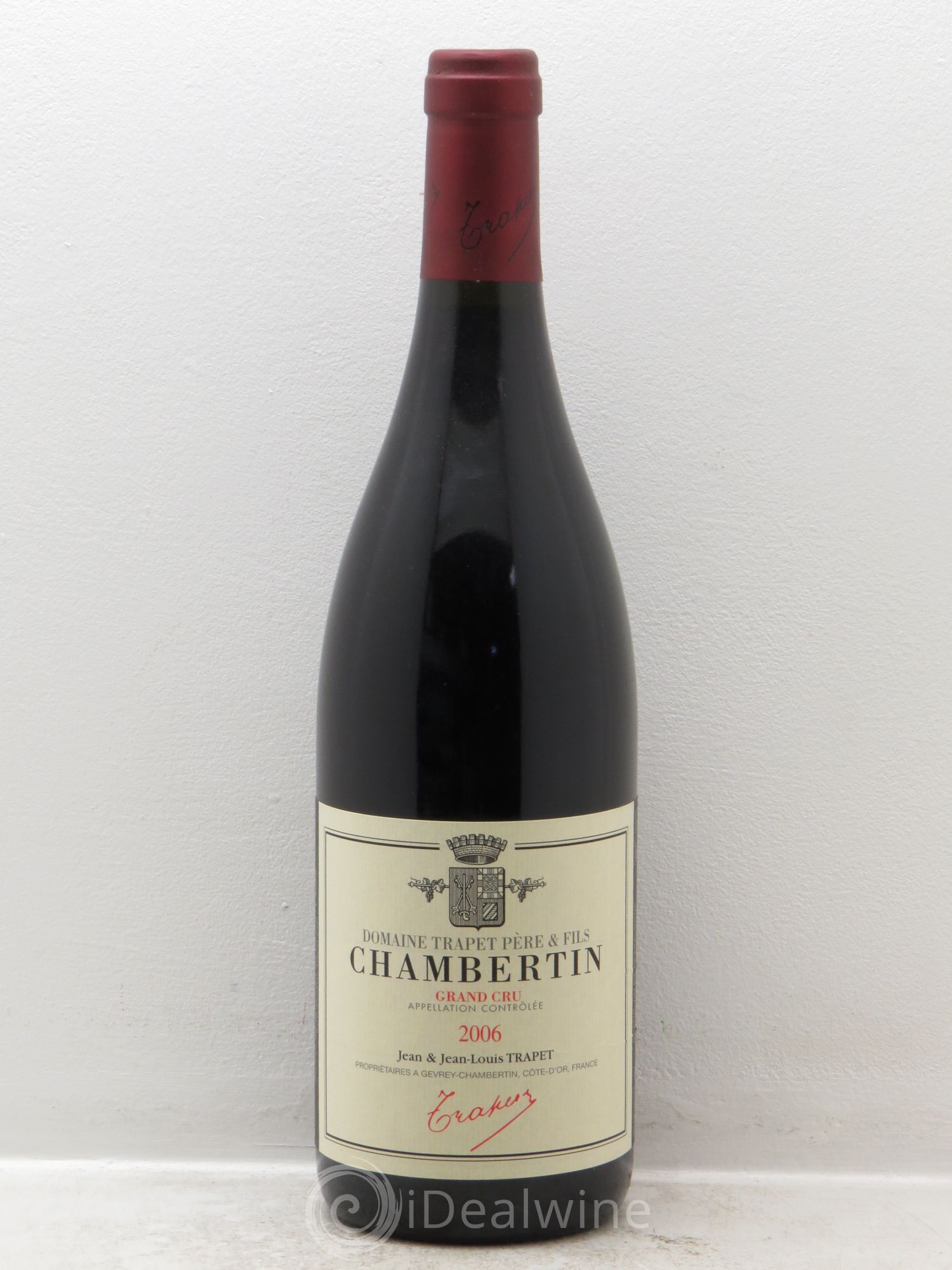 Chambertin Grand Cru Domaine Trapet 2006 - Lot de 1 bouteille - 0
