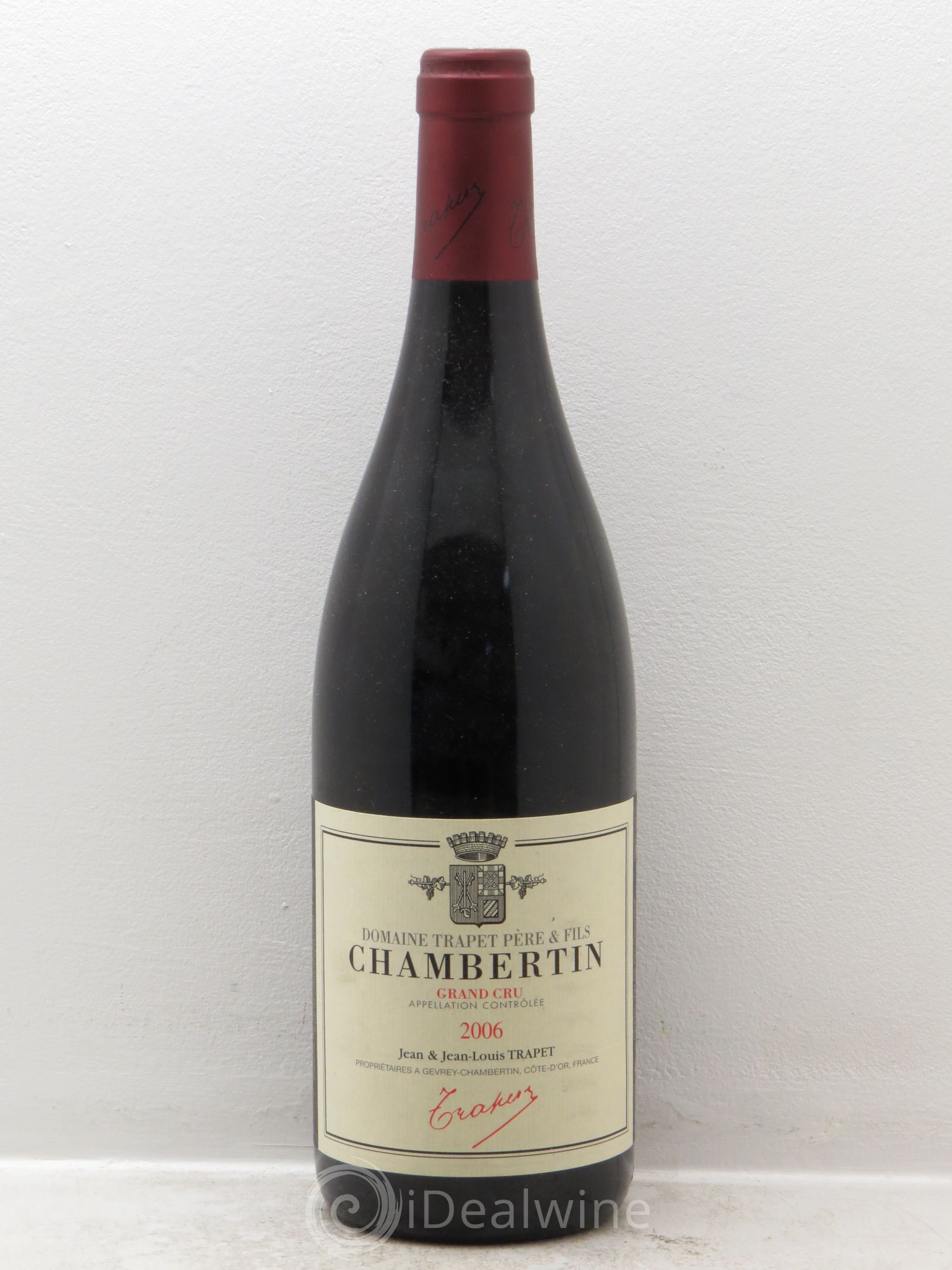 Chambertin Grand Cru Domaine Trapet 2006 - Lot de 1 bouteille - 0