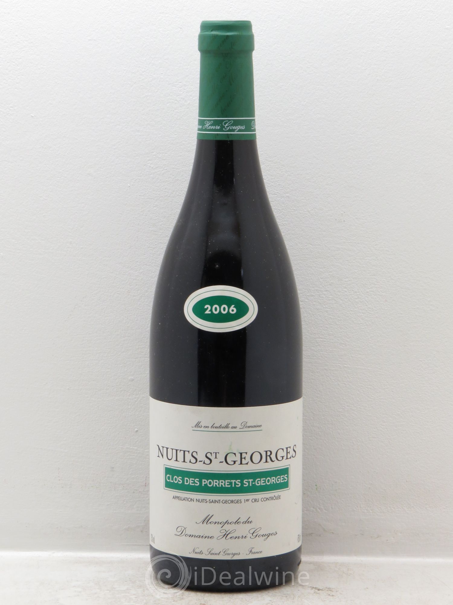 Nuits-Saint-Georges 1er Cru Clos des Porrets St Georges Henri Gouges 2006 - Lot de 1 bouteille - 0