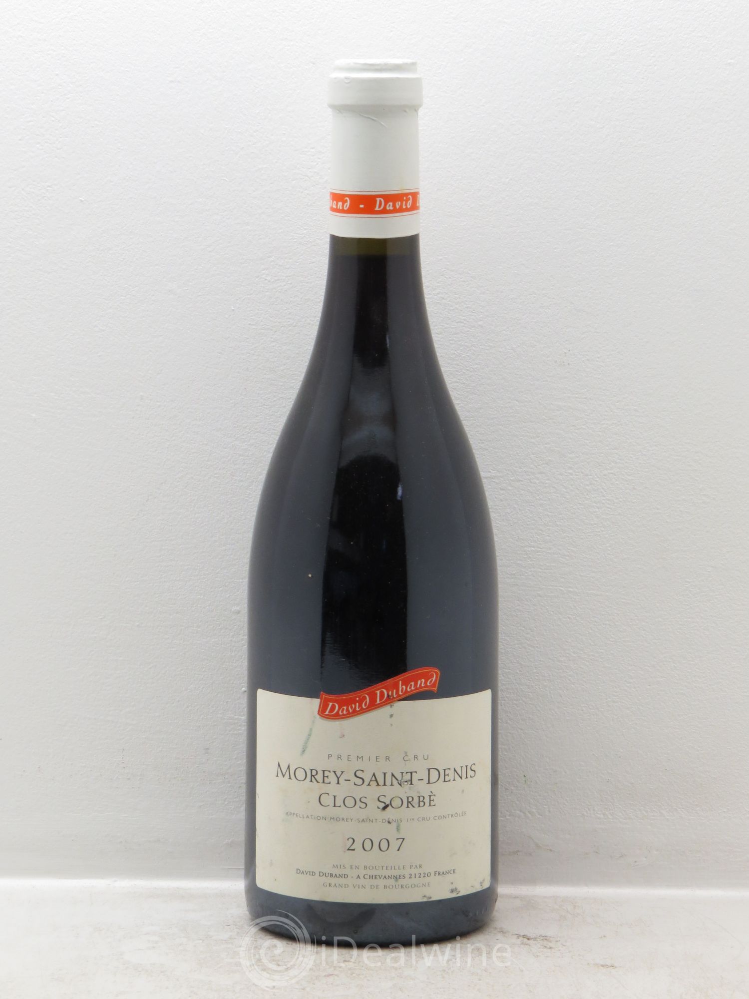 Morey-Saint-Denis 1er Cru Clos Sorbè David Duband (Domaine) 2007 - Lot de 1 bouteille - 0