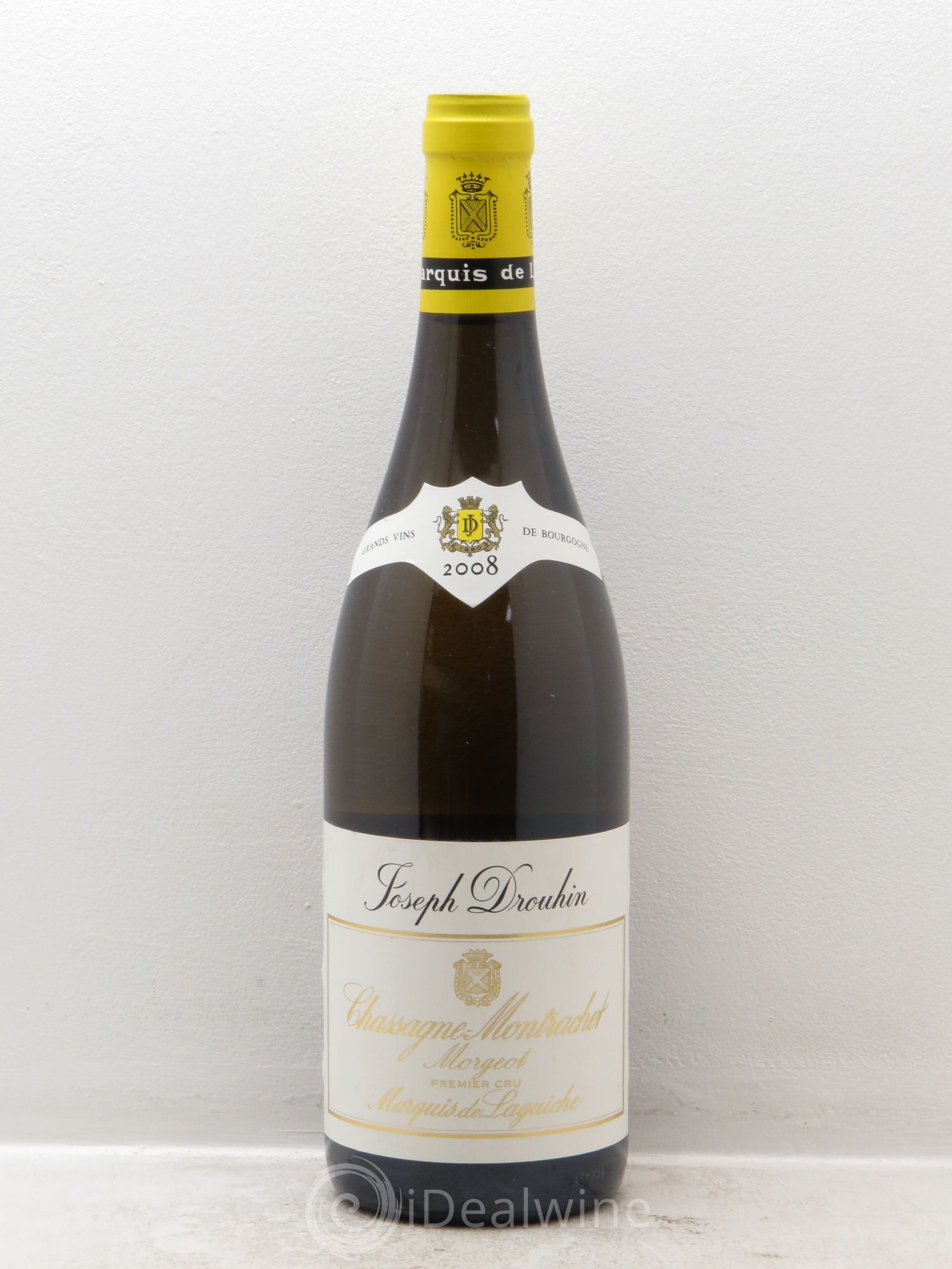 Chassagne-Montrachet 1er Cru Morgeot - Marquis de Laguiche Joseph Drouhin 2008 - Lot de 1 bouteille - 0