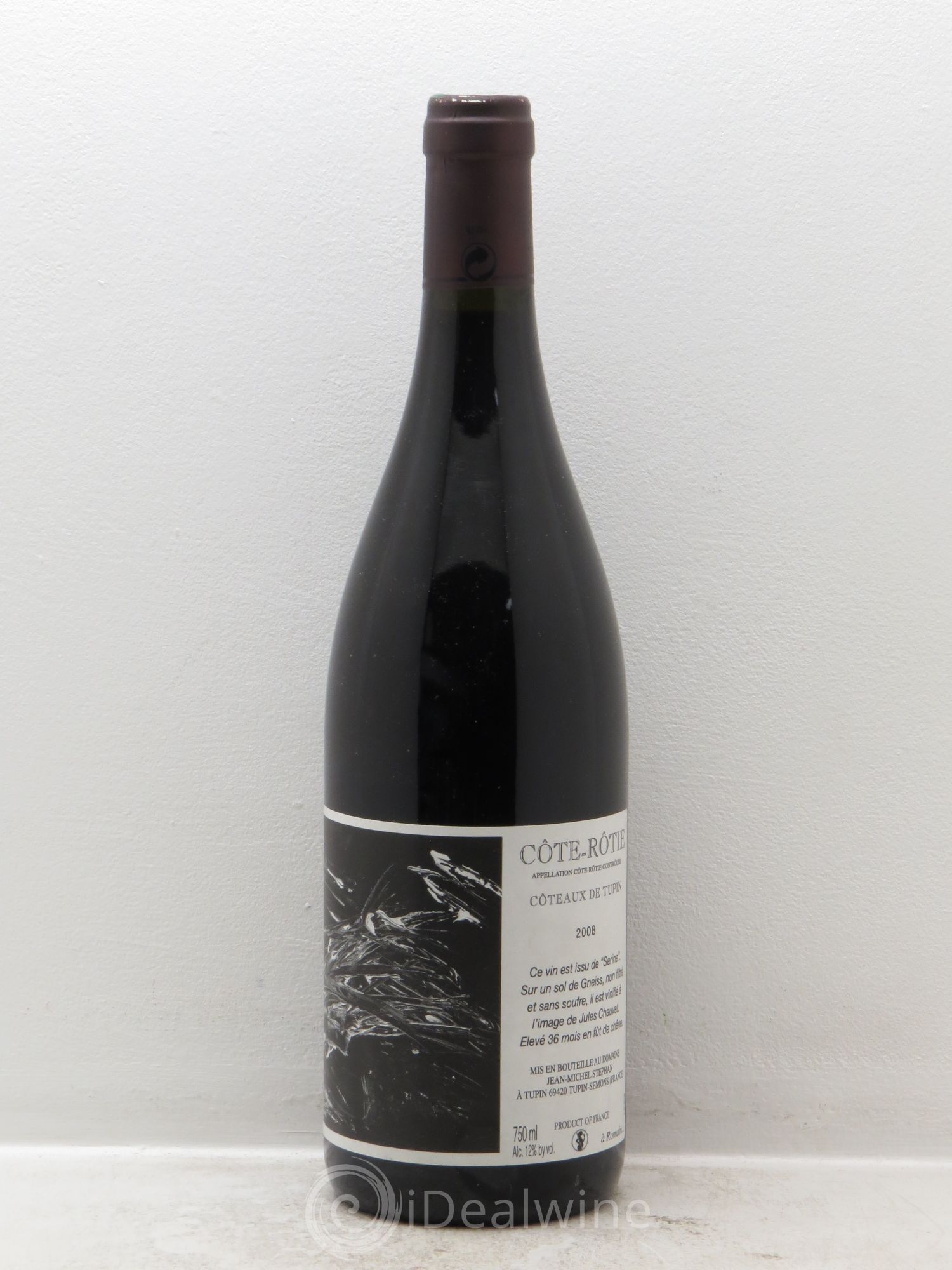 Côte-Rôtie Coteaux de Tupin Jean-Michel Stephan 2008 - Lot de 1 bouteille - 0