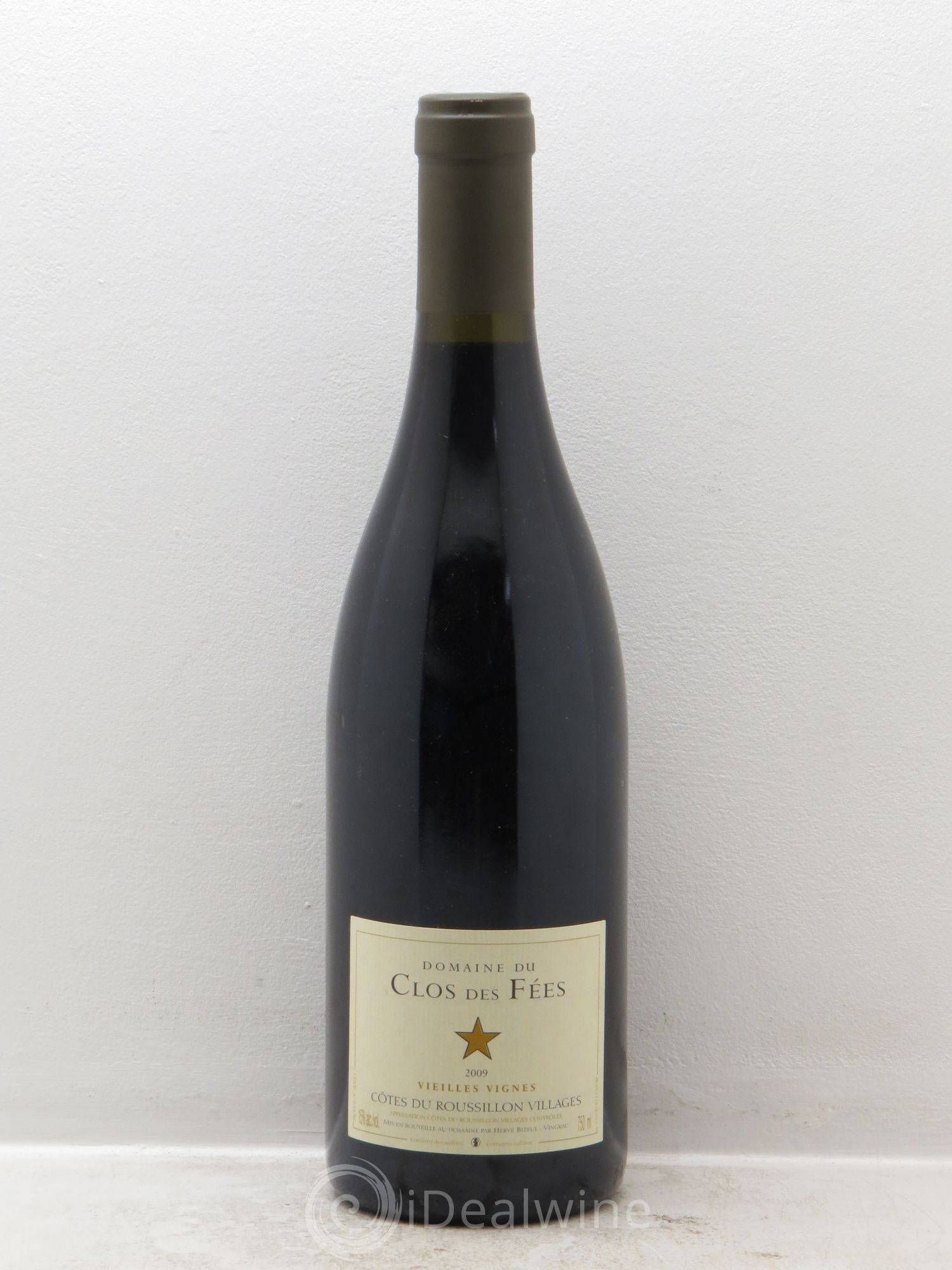 Côtes du Roussillon Villages Clos des Fées Vieilles vignes Hervé Bizeul 2009 - Lot de 1 bouteille - 0