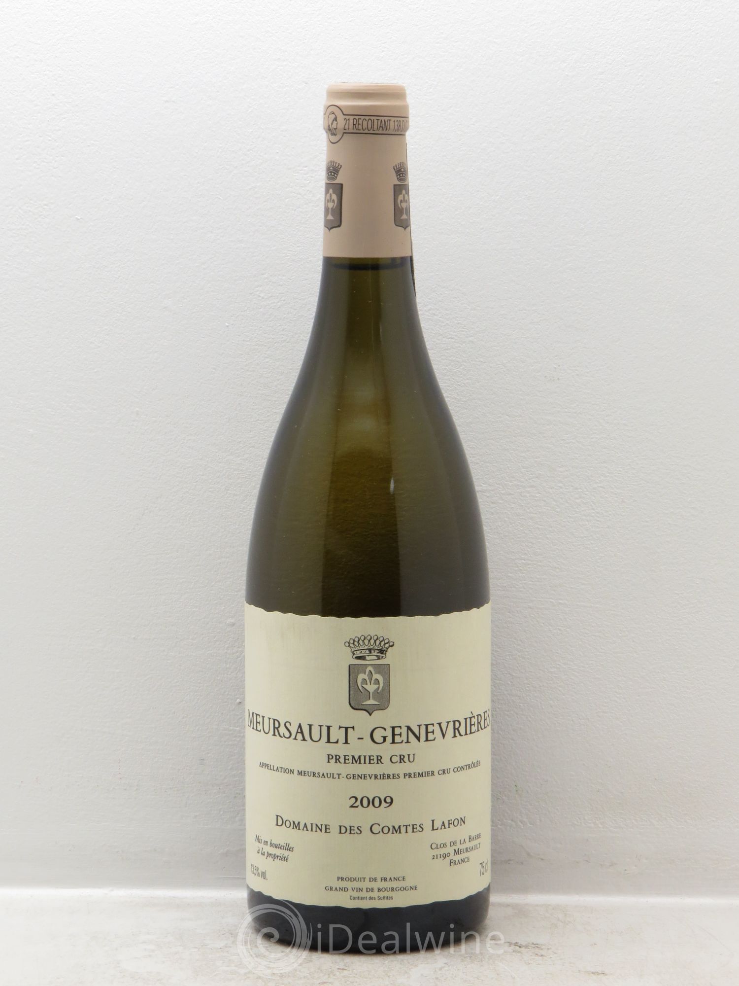 Meursault 1er Cru Genevrières Comtes Lafon (Domaine des) 2009 - Lot de 1 bouteille - 0