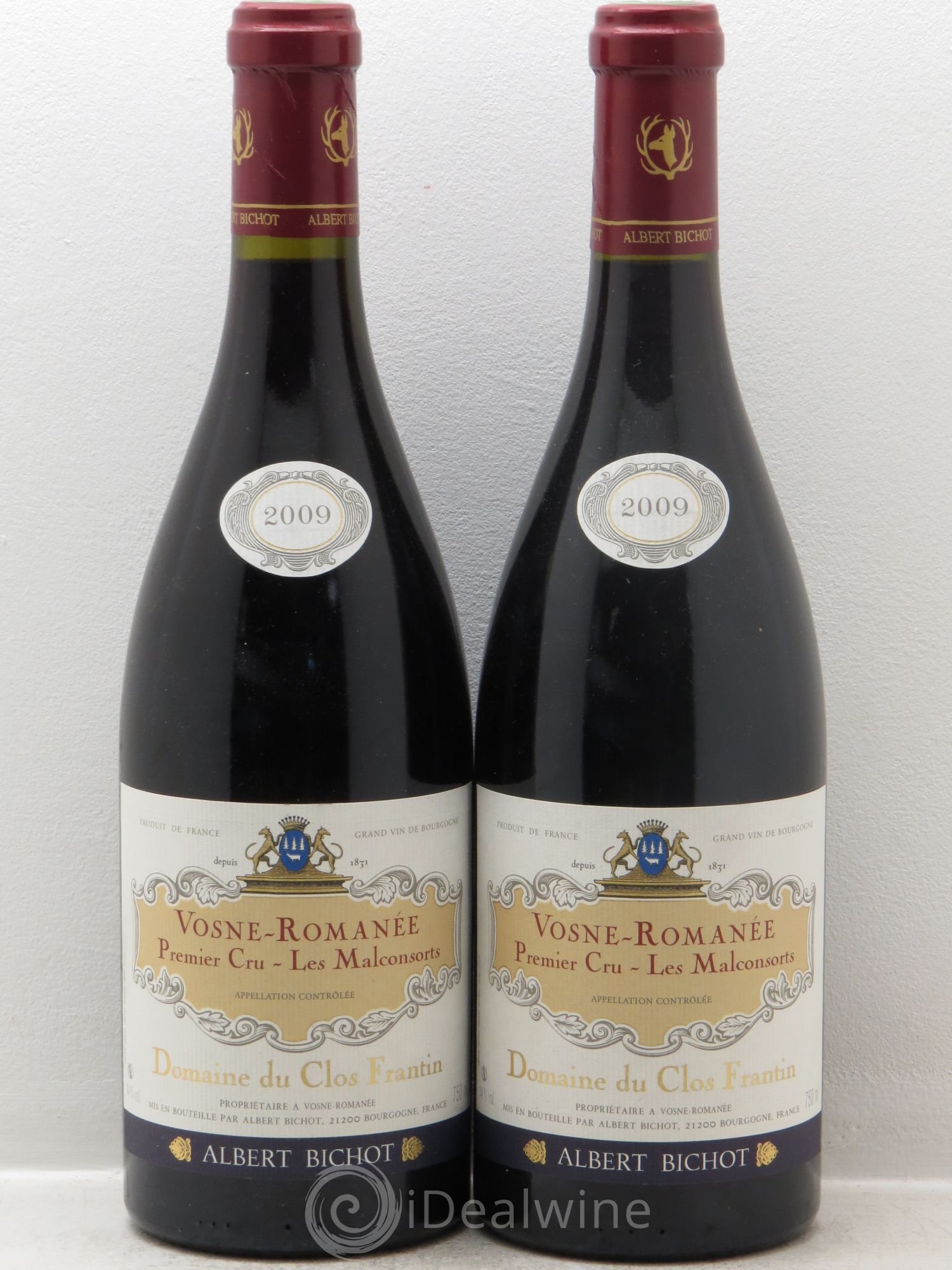 Vosne-Romanée 1er Cru Les Malconsorts Clos Frantin - Albert Bichot 2009 - Lot de 2 bouteilles - 0