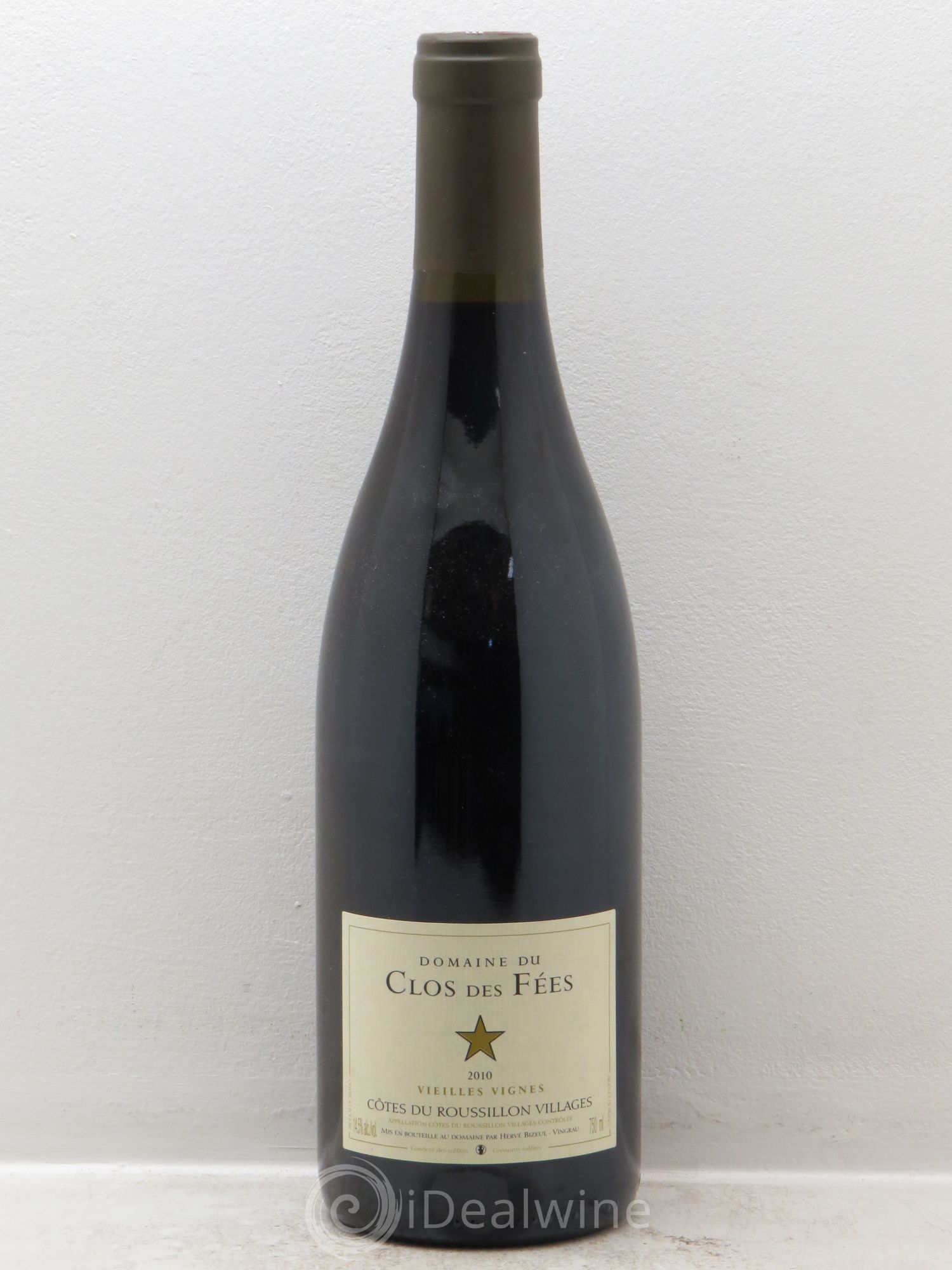 Côtes du Roussillon Villages Clos des Fées Vieilles vignes Hervé Bizeul 2010 - Lot de 1 bouteille - 0