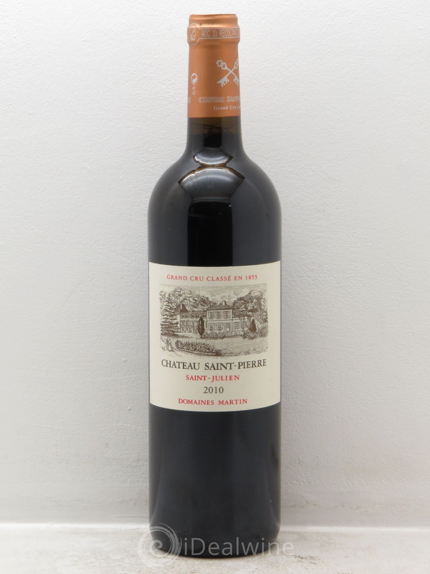 Château Saint-Pierre 4ème Grand Cru Classé 2010 - Lot de 1 bouteille - 0