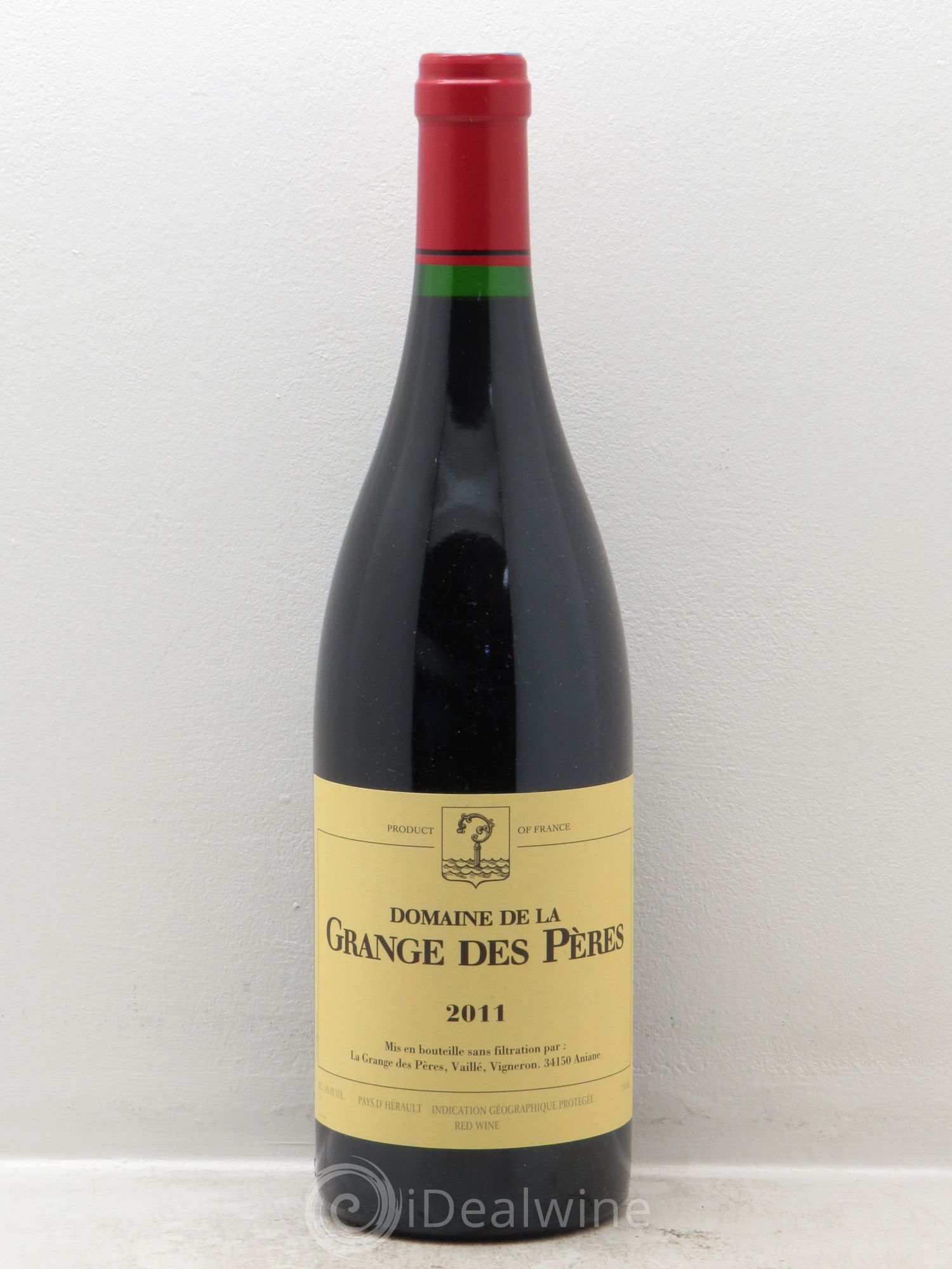 Pays d'Hérault Grange des Pères Laurent Vaillé 2011 - Lot de 1 bouteille - 0
