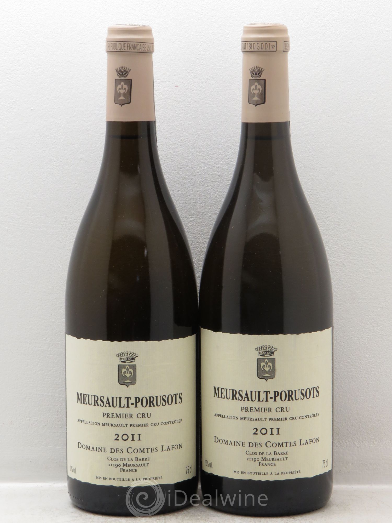 Meursault 1er Cru 2011 - Lot de 2 bouteilles - 0
