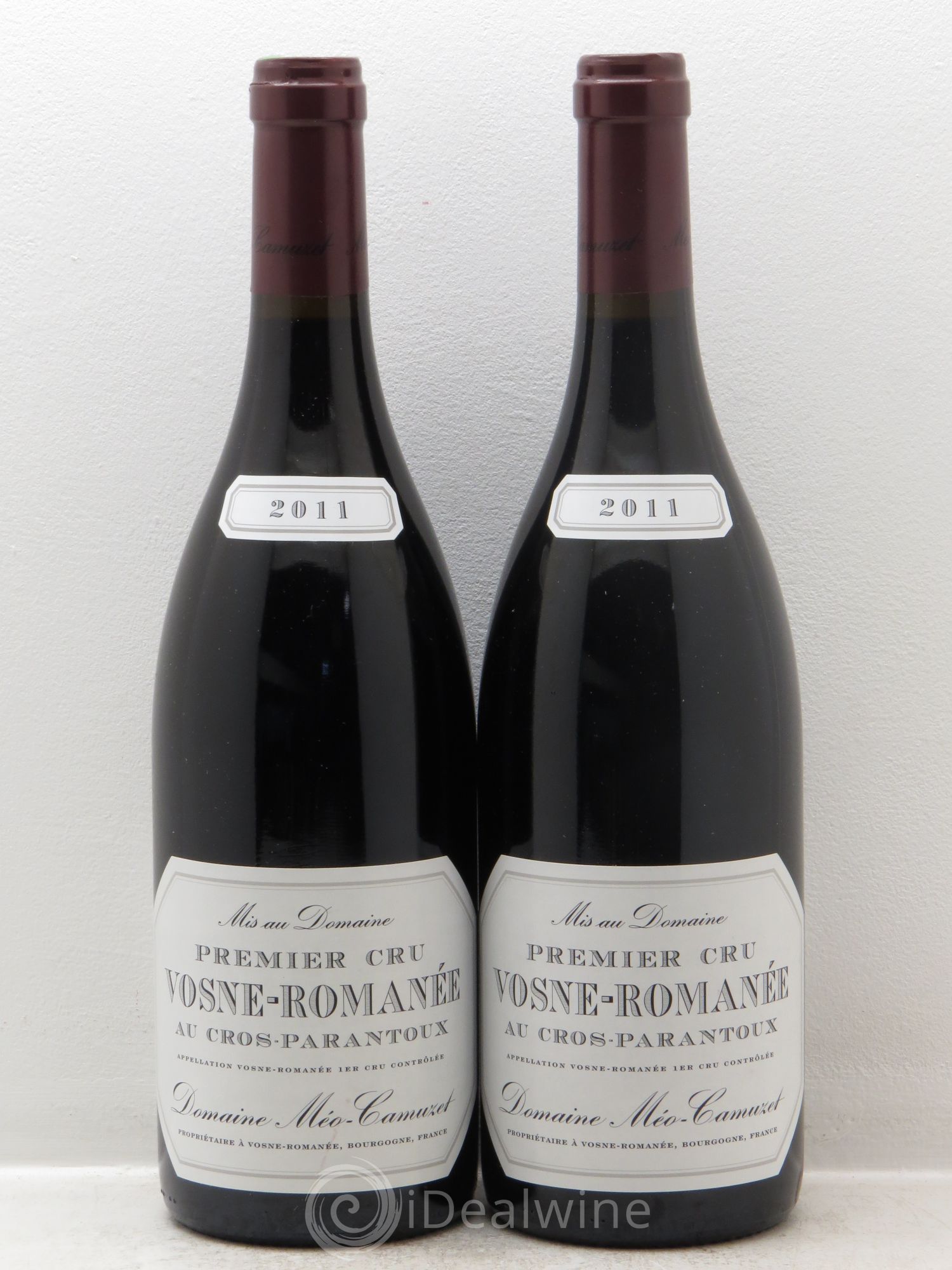 Vosne-Romanée 1er Cru Au Cros Parantoux Méo-Camuzet (Domaine) 2011 - Lot de 2 bouteilles - 0