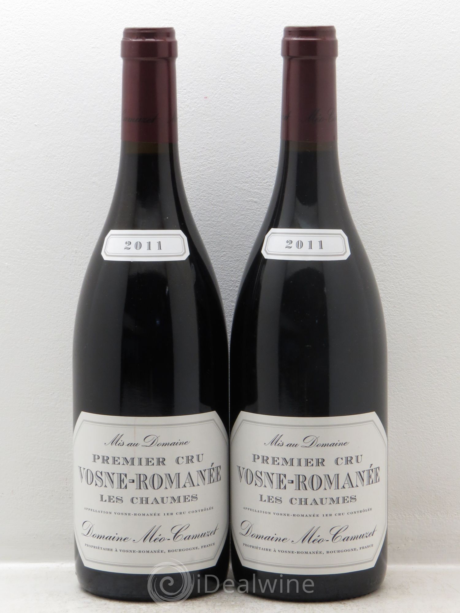 Vosne-Romanée 1er Cru Les Chaumes Méo-Camuzet (Domaine) 2011 - Lot de 2 bouteilles - 0