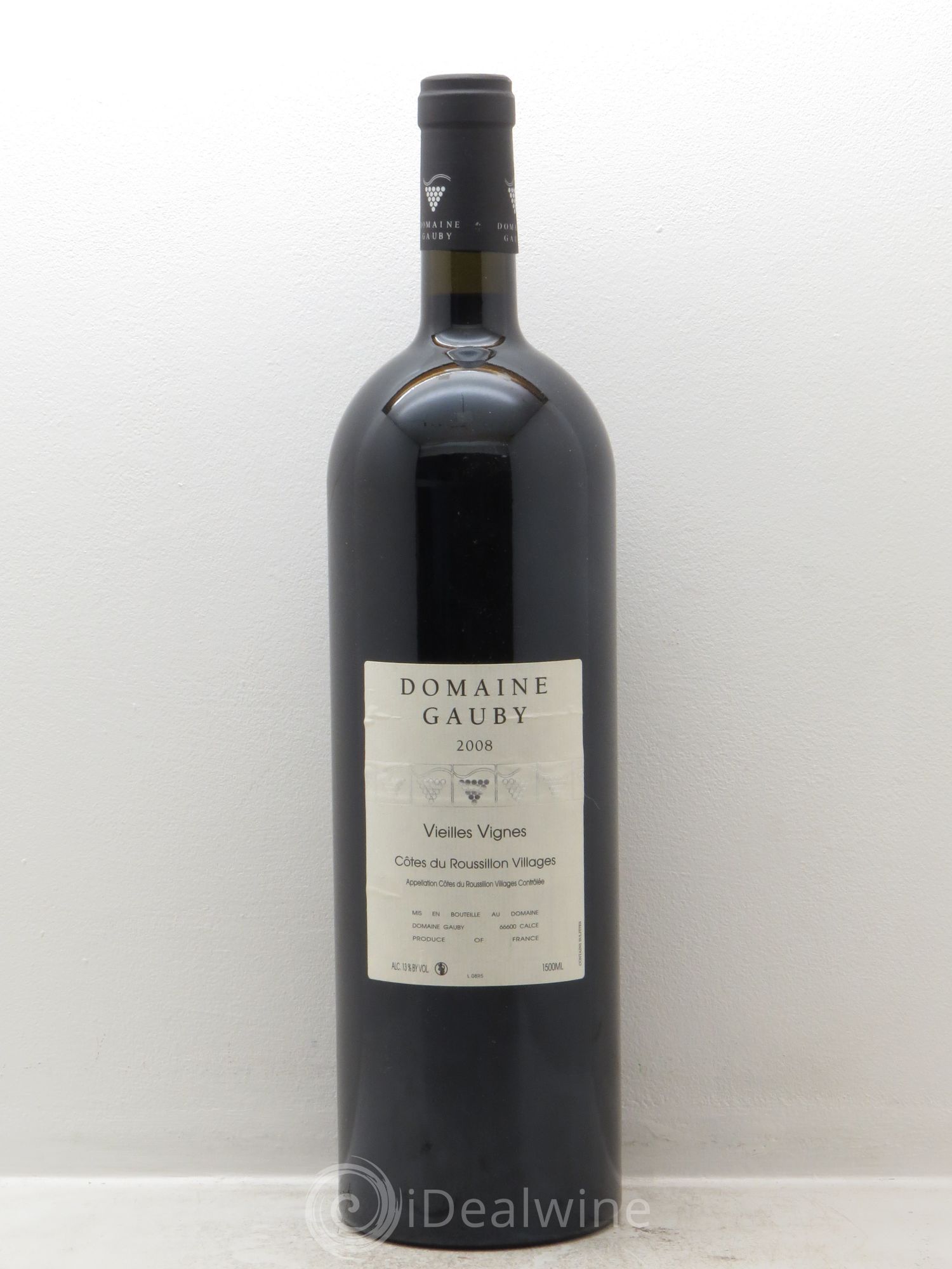 Côtes du Roussillon Villages Vieilles vignes Gauby (Domaine) 2008 - Lot de 1 magnum - 0