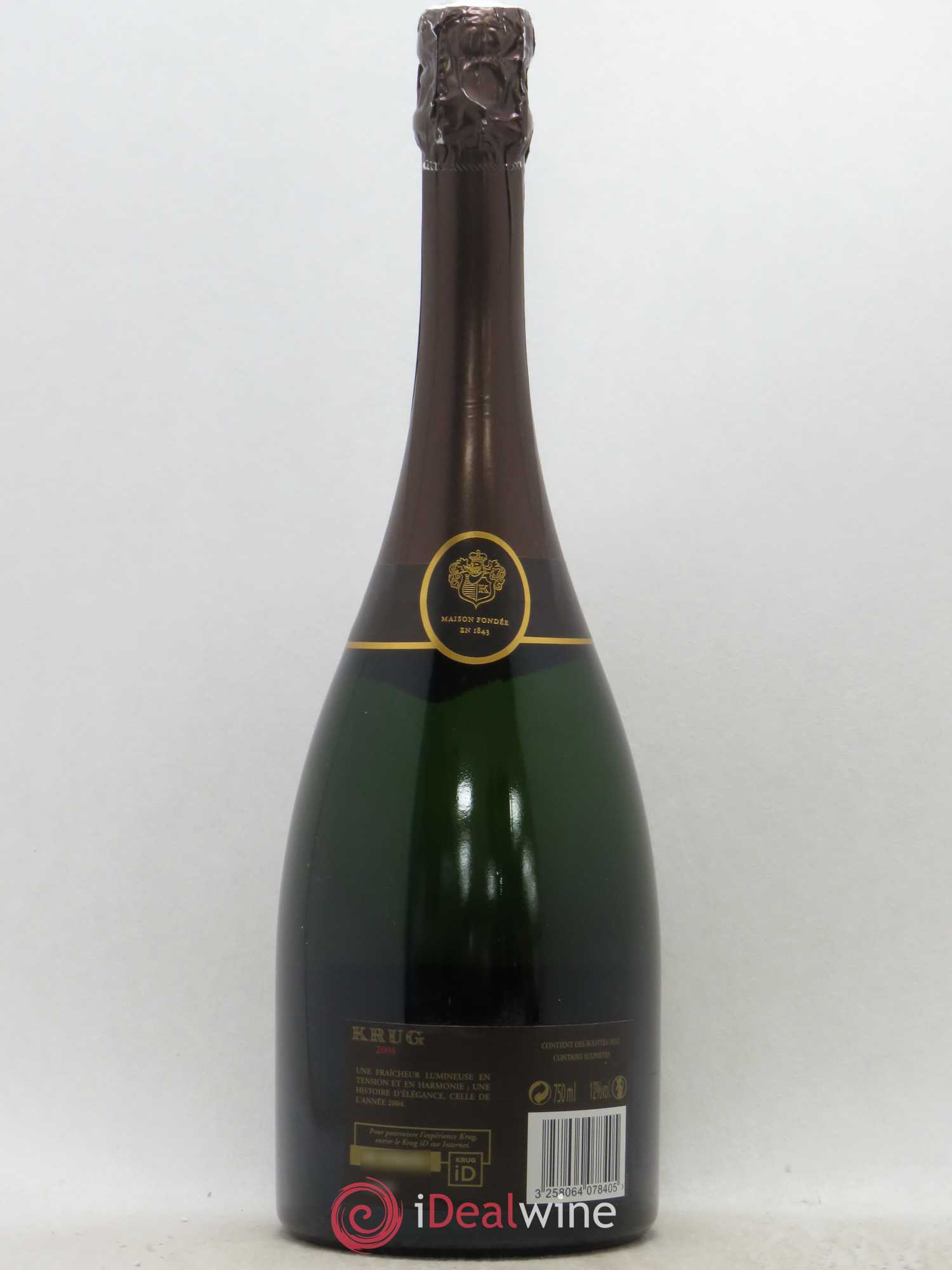 Vintage Krug 2004 - Lot de 1 bouteille - 1