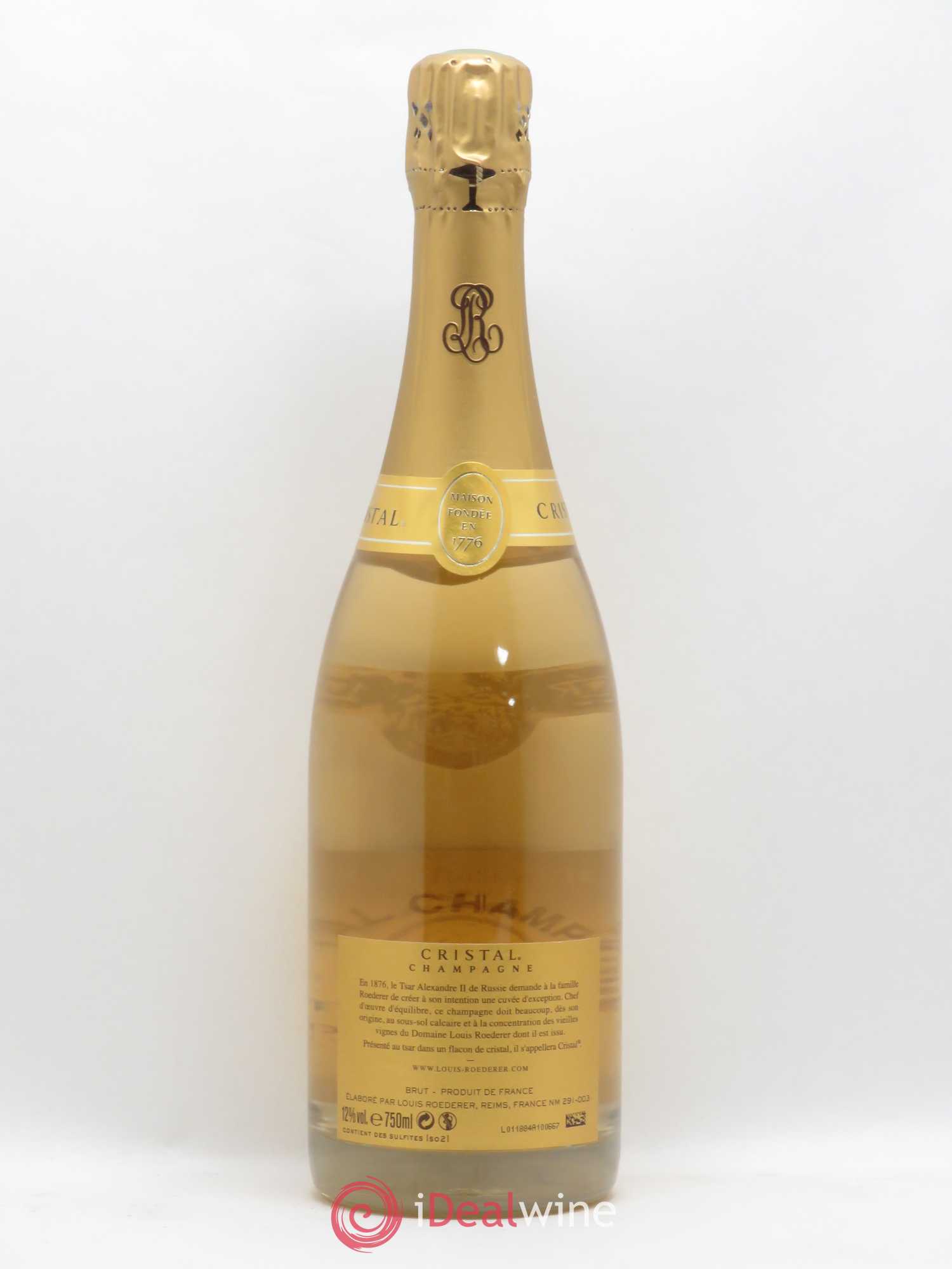 Cristal Louis Roederer 2009 - Lot de 1 bouteille - 1