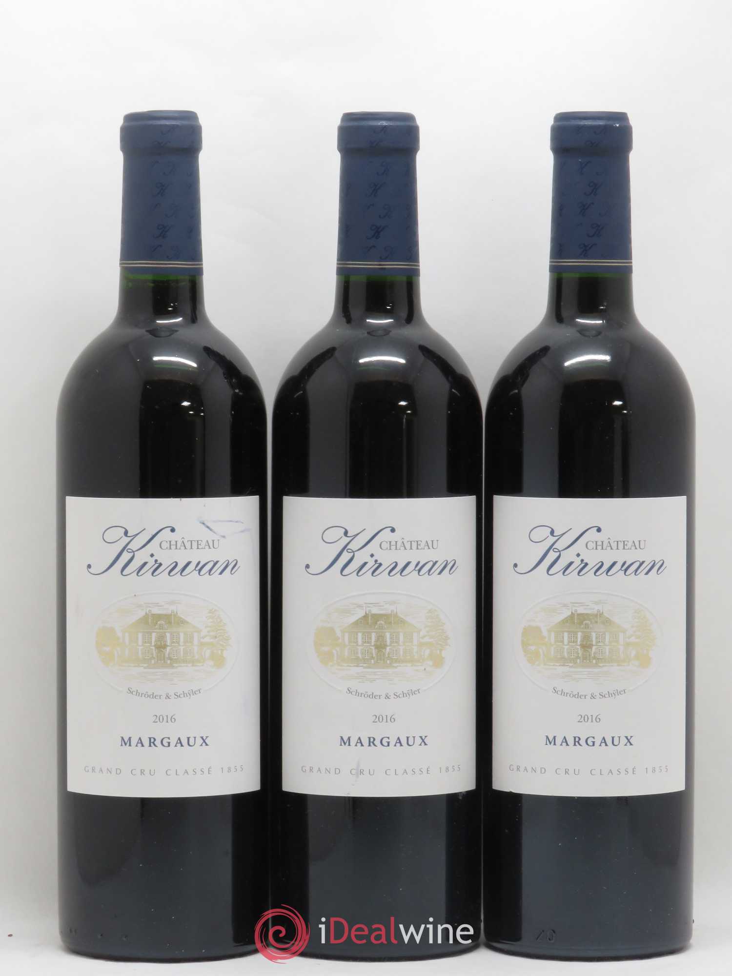 Château Kirwan 3ème Grand Cru Classé 2016 - Lot de 3 bouteilles - 0
