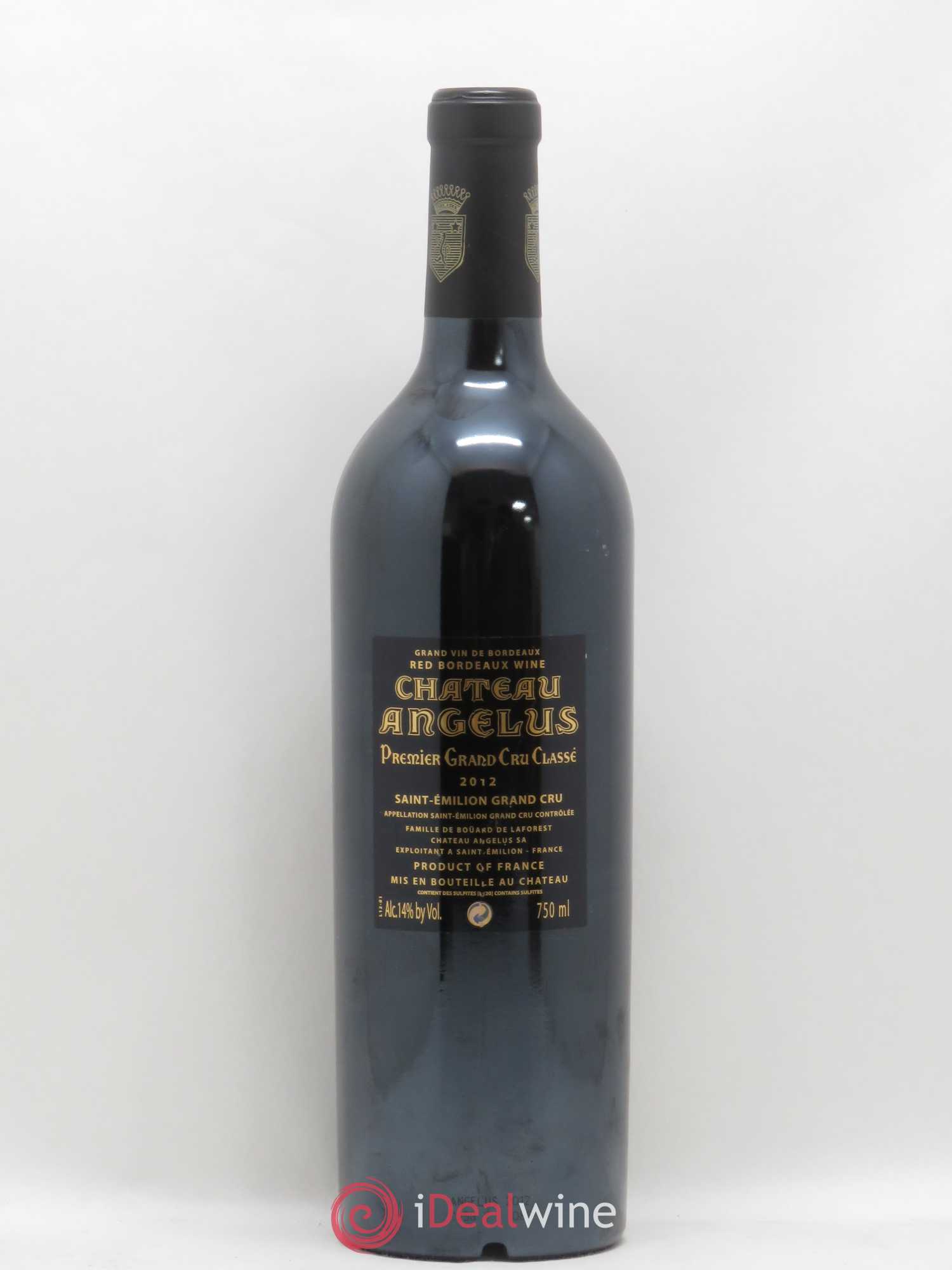Château Angélus 1er Grand Cru Classé A 2012 - Lot de 1 bouteille - 1