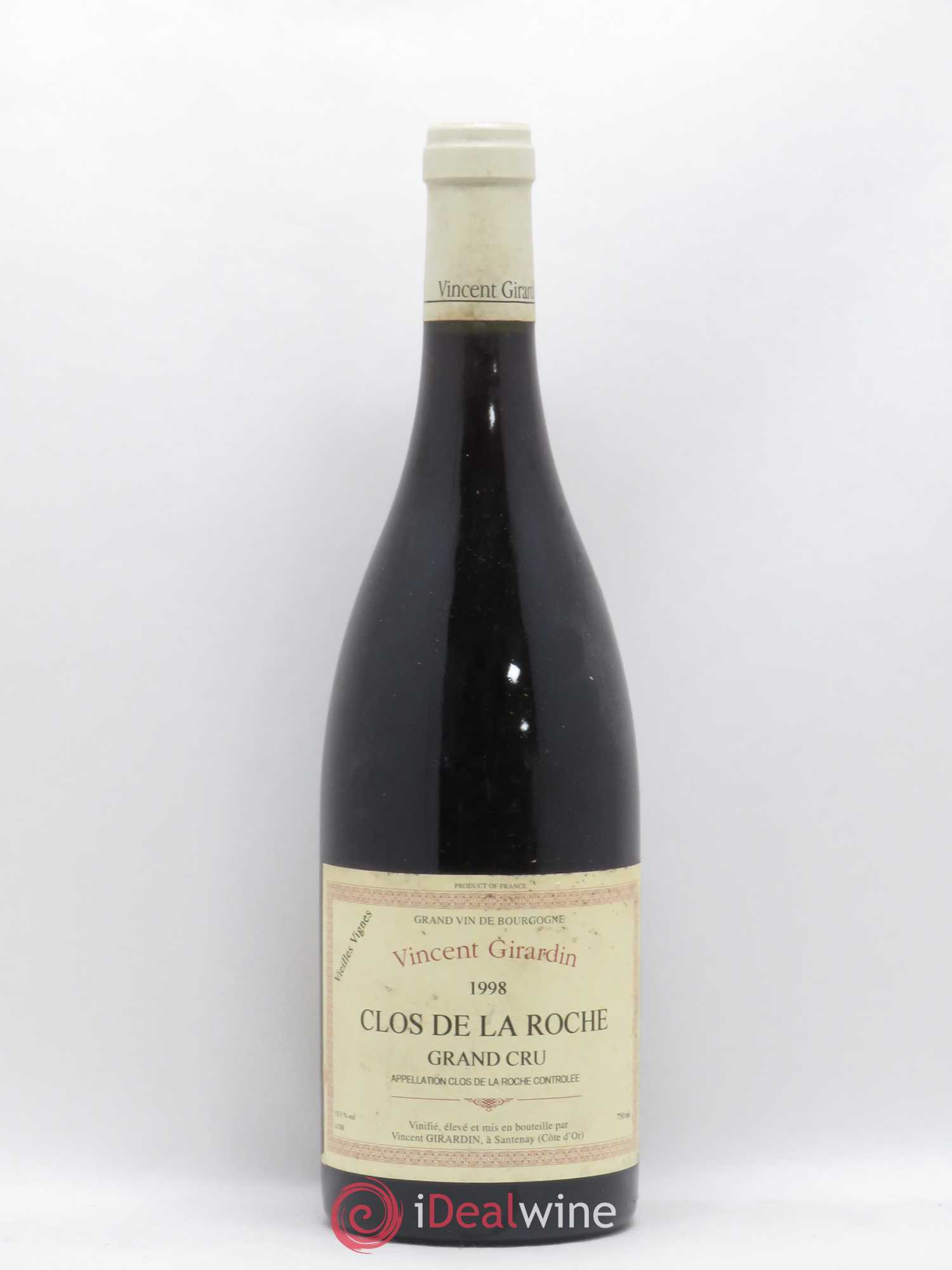 Clos de la Roche Grand Cru Vincent Girardin (Domaine) vieilles vignes 1998 - Lot de 1 bouteille - 0