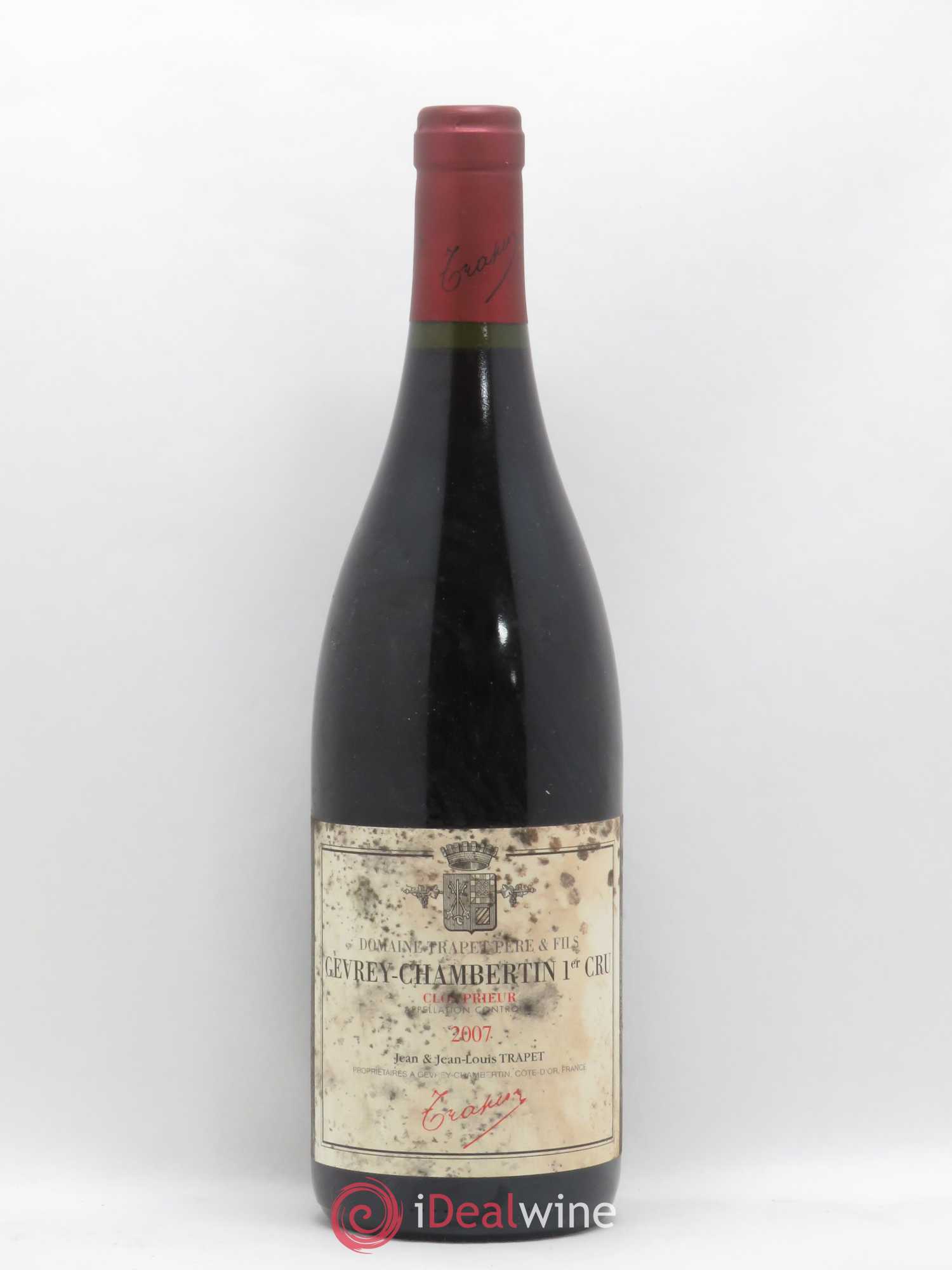 Gevrey-Chambertin 1er Cru Clos Prieur Domaine Trapet 2007 - Lot de 1 bouteille - 0