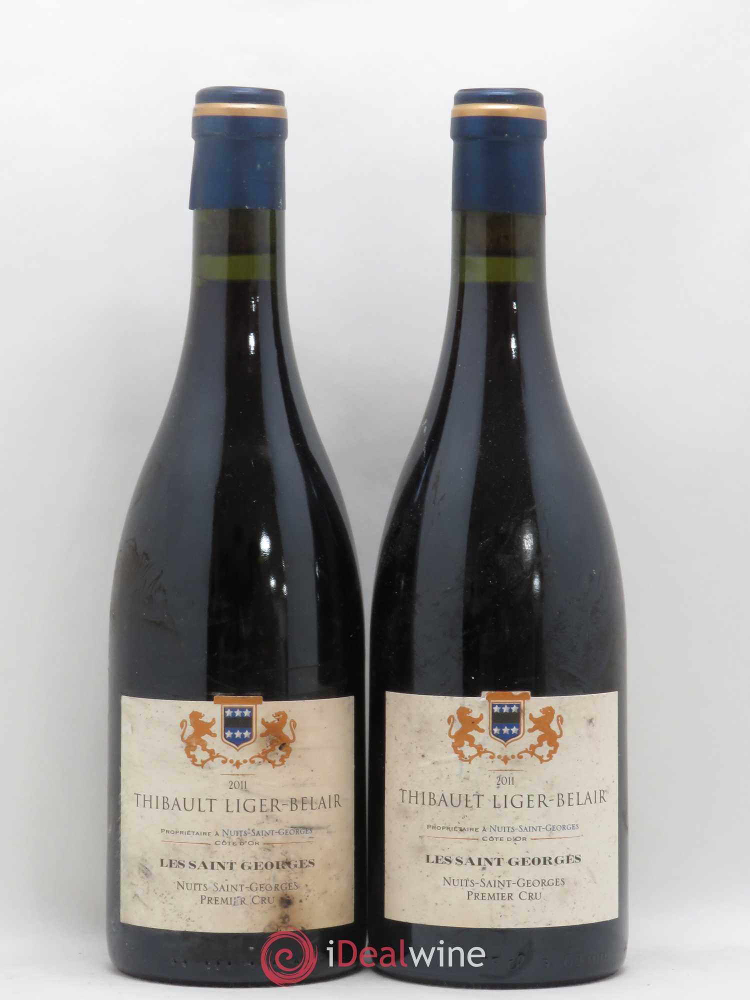 Nuits-Saint-Georges 1er Cru Les Saint-Georges Thibault Liger-Belair 2011 - Lot de 2 bouteilles - 0