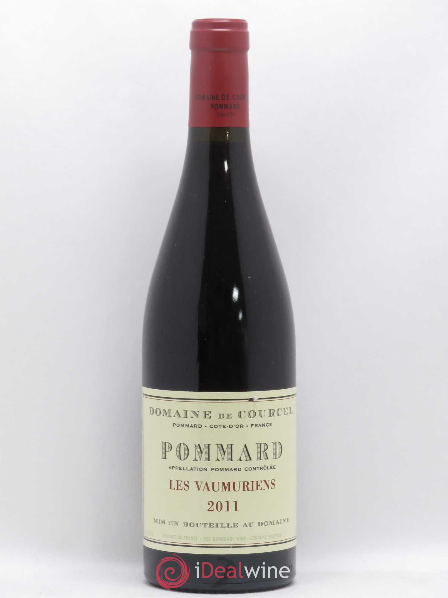 Pommard Les Vaumuriens de Courcel (Domaine) 2011 - Lot de 1 bouteille - 0