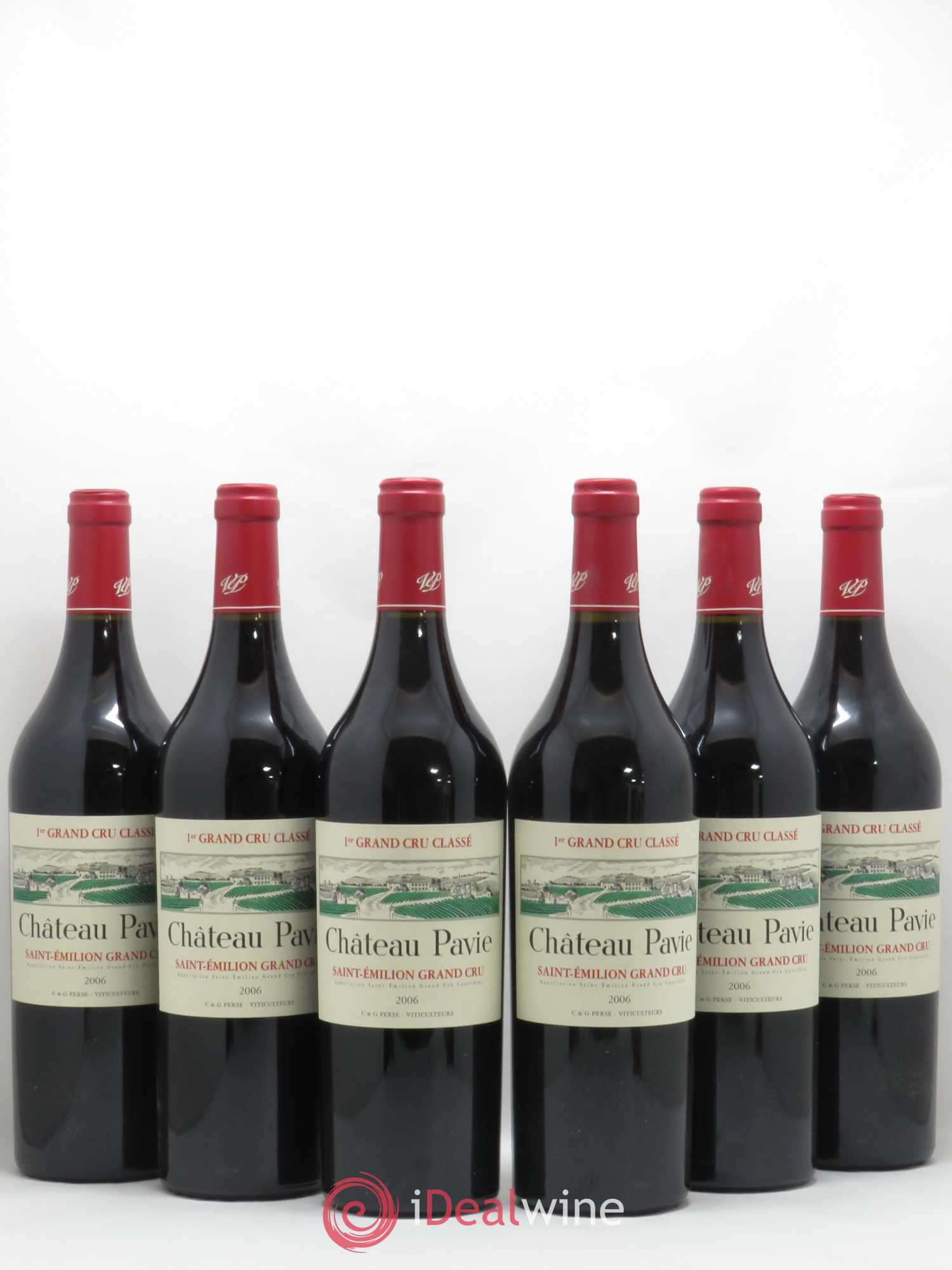 Château Pavie 1er Grand Cru Classé A 2006 - Lot de 6 bouteilles - 0