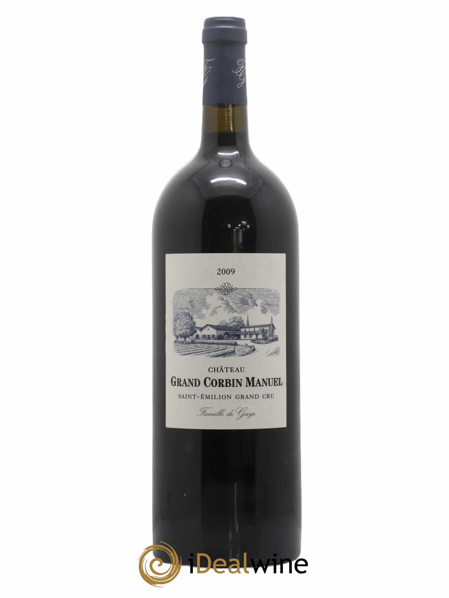 Château Grand Corbin Manuel 2009 - Lot de 1 magnum - 1